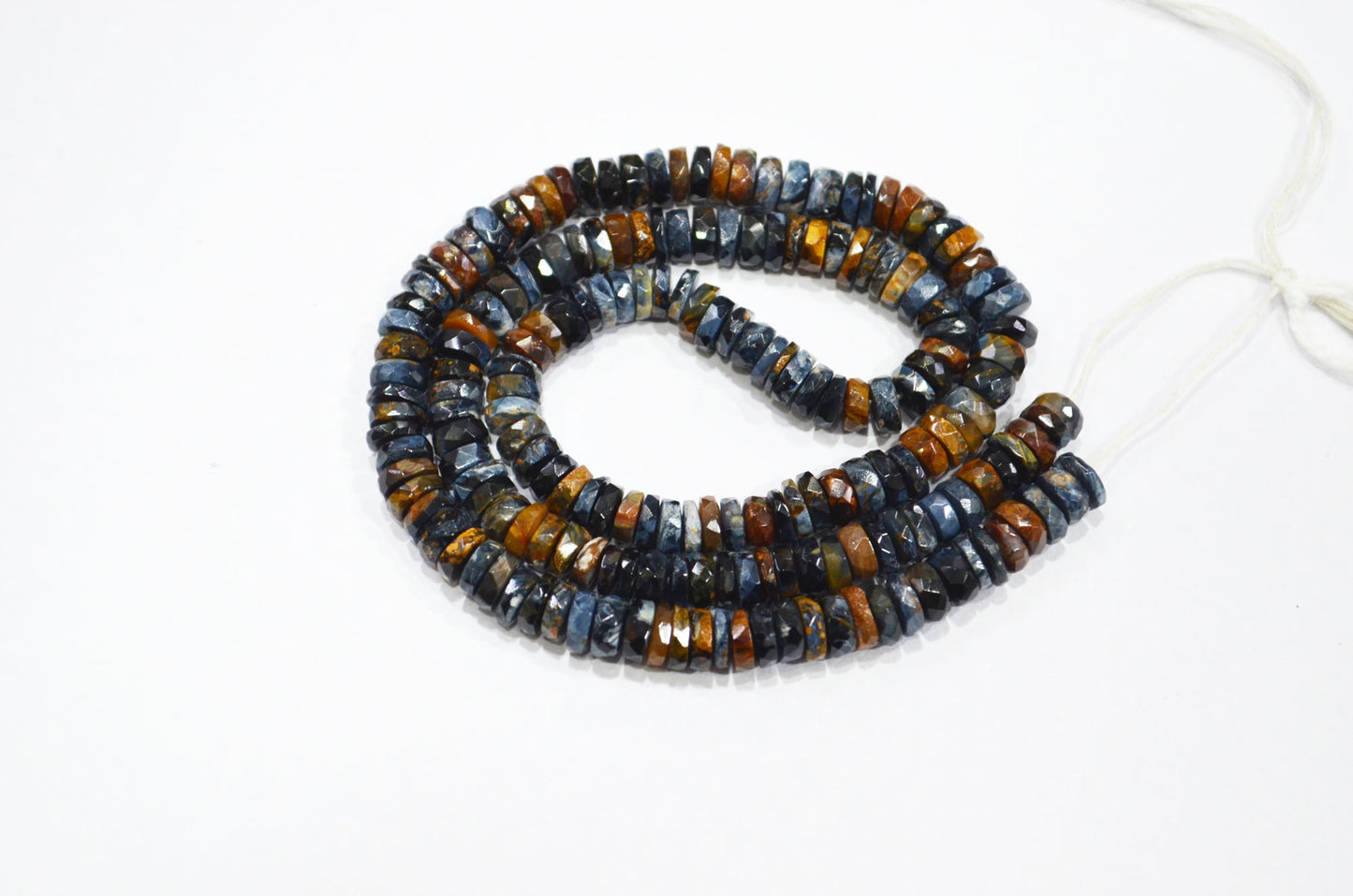 Natural Pietersite Heishi Tyre Shape Beads , 16 Inches , 5.50 - 6 mm , 32145