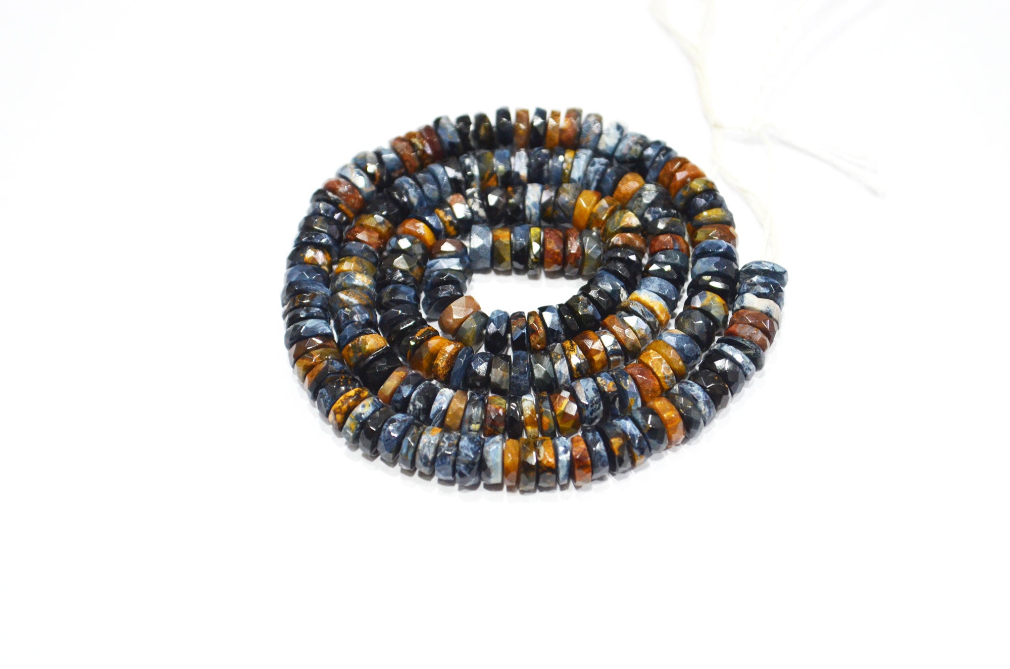 Natural Pietersite Heishi Tyre Shape Beads , 16 Inches , 5.50 - 6 mm , 32145