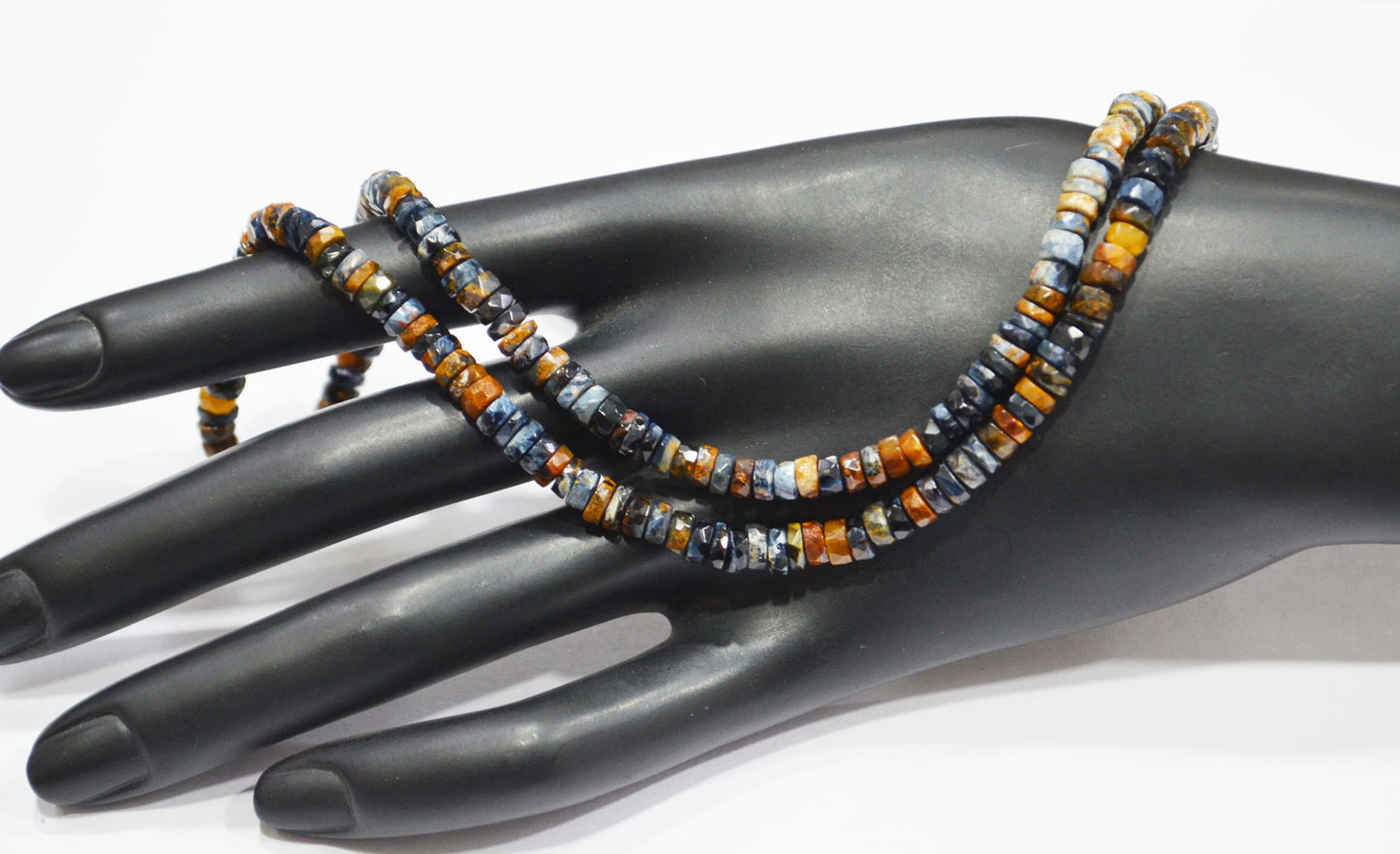 Natural Pietersite Heishi Tyre Shape Beads , 16 Inches , 4.50 - 5 mm , 32146