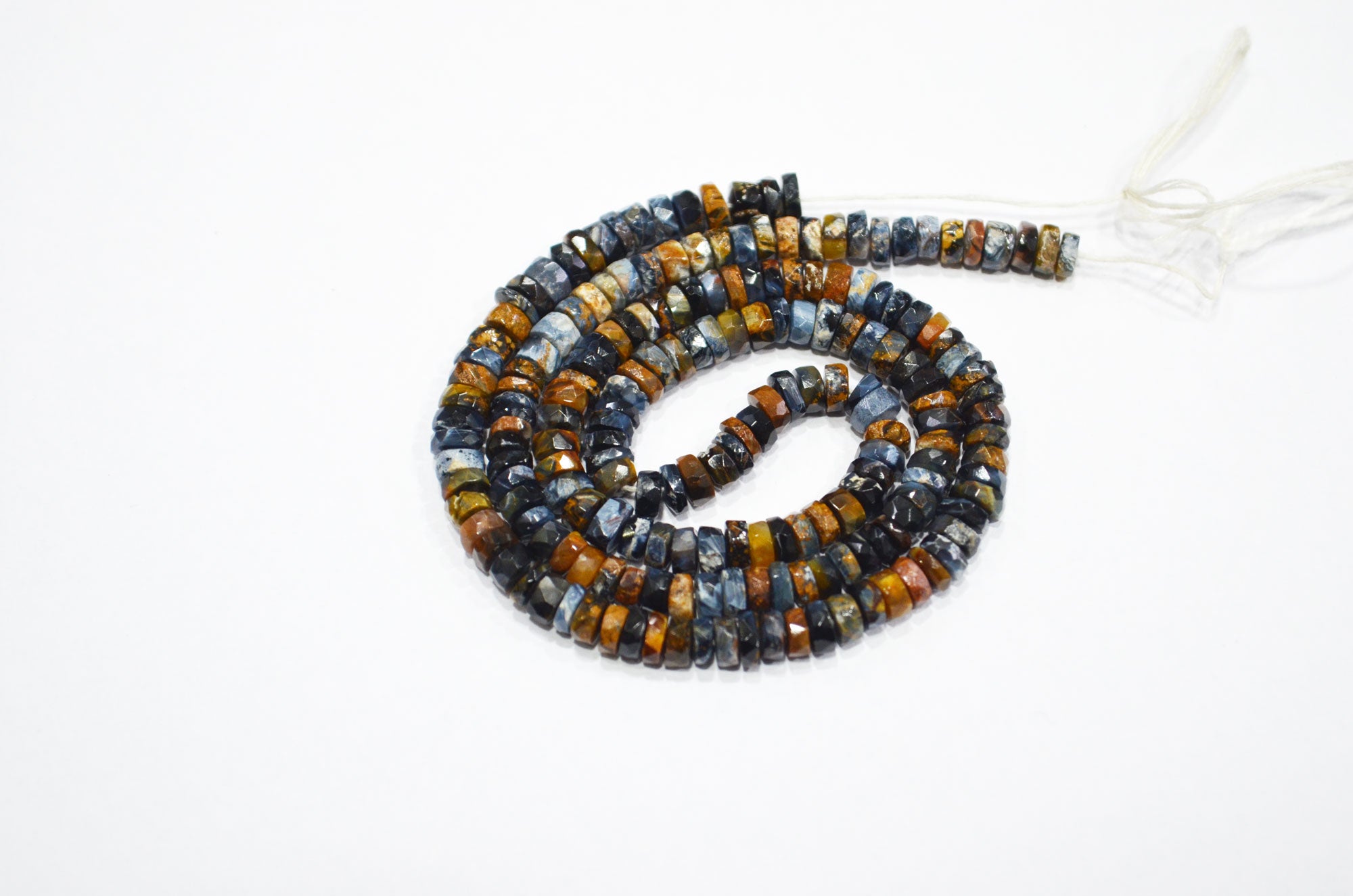 Natural Pietersite Heishi Tyre Shape Beads , 16 Inches , 4.50 - 5 mm , 32146