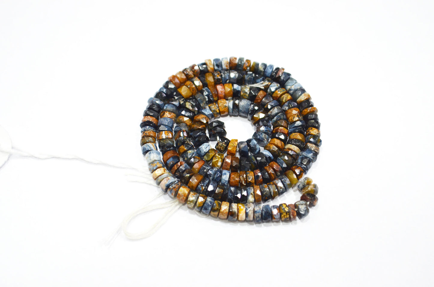 Natural Pietersite Heishi Tyre Shape Beads , 16 Inches , 4.50 - 5 mm , 32146