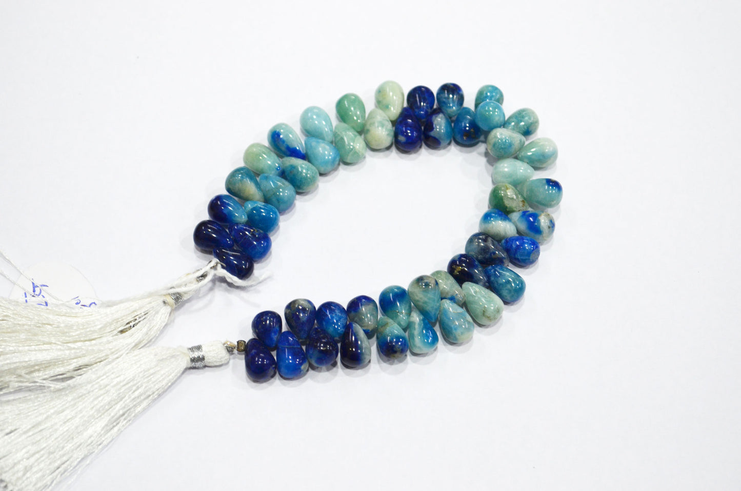 Natural Afghanite Tear Drops Shape Beads , 8 Inches , 7x10.50 - 8x11 mm , 32174