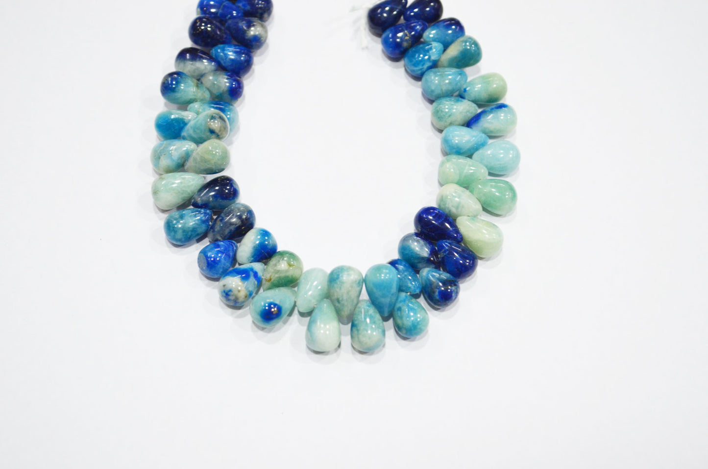 Natural Afghanite Tear Drops Shape Beads , 8 Inches , 7x10.50 - 8x11 mm , 32174