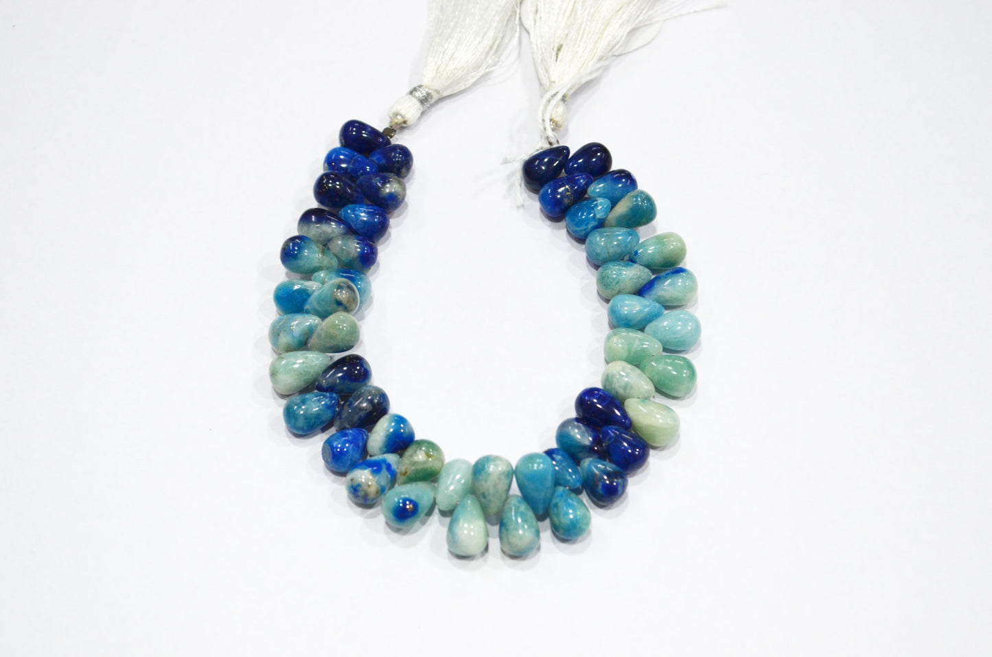 Natural Afghanite Tear Drops Shape Beads , 8 Inches , 7x10.50 - 8x11 mm , 32174