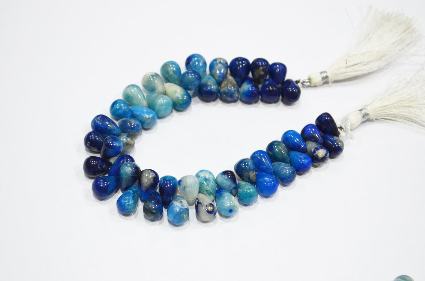 Natural Afghanite Tear Drops Shape Beads , Sold By Strand , 8 Inches , 8x11 - 9x13 mm , 32176