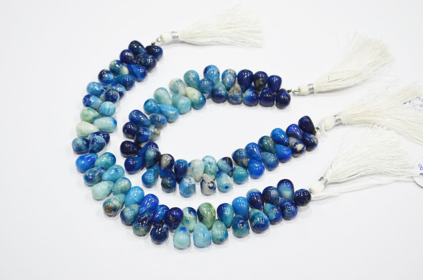 Natural Afghanite Tear Drops Shape Beads , Sold By Strand , 8 Inches , 8x11 - 9x13 mm , 32176
