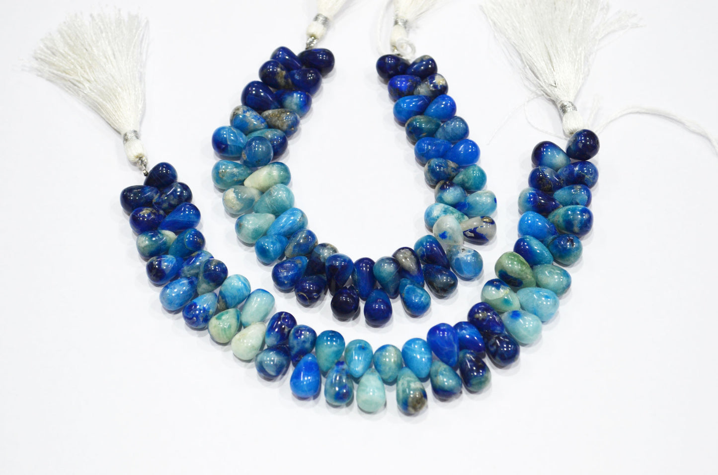 Natural Afghanite Tear Drops Shape Beads , Sold By Strand , 8 Inches , 8x11 - 9x13 mm , 32176