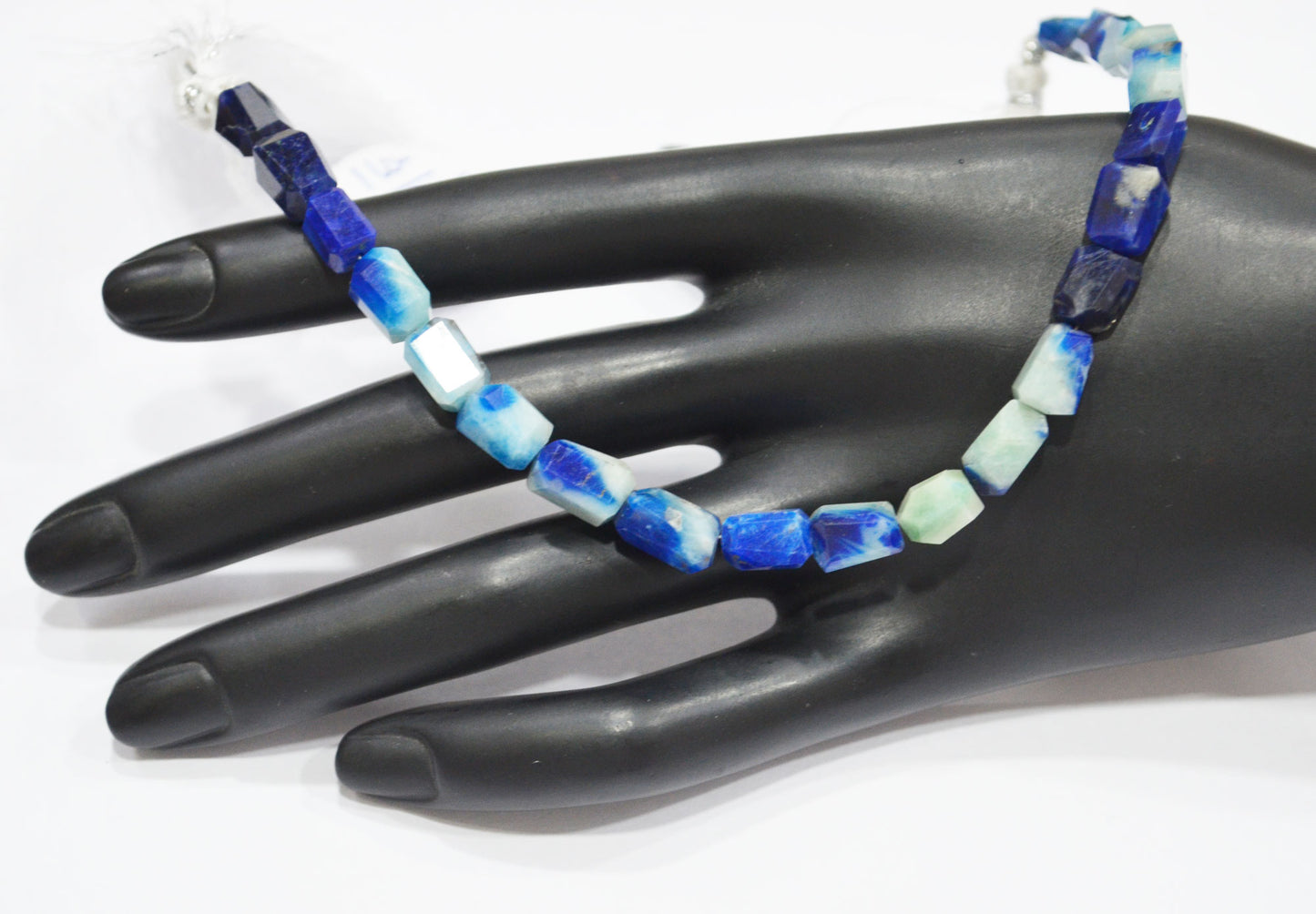 Natural Afghanite Laser Cut Nuggets Shape Beads , 7.50 Inches , 6x8 - 7.50x11 mm , 32181