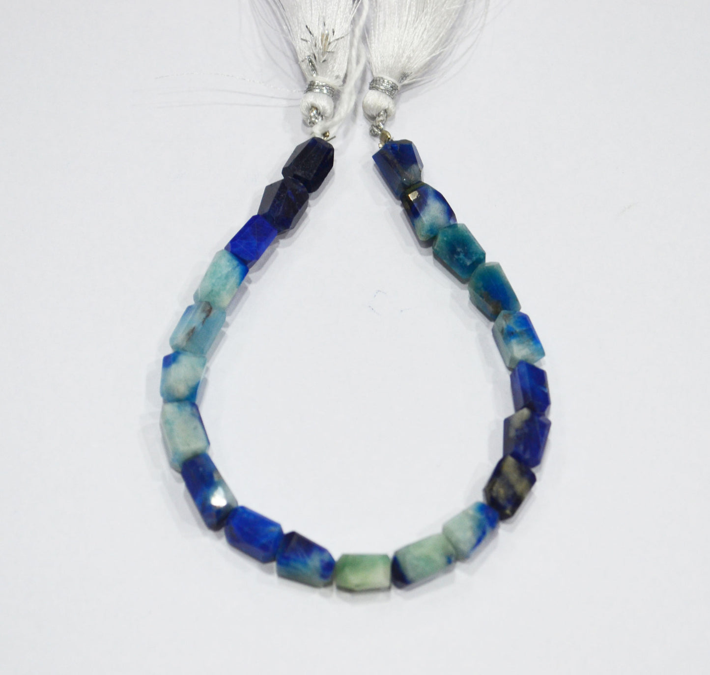 Natural Afghanite Laser Cut Nuggets Shape Beads , 7.50 Inches , 6x8 - 7.50x11 mm , 32181