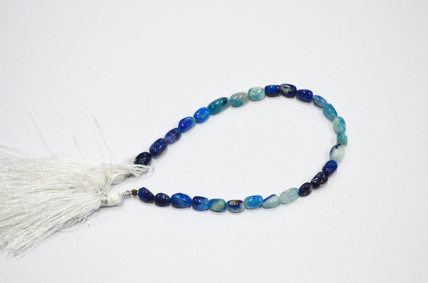 Natural Afghanite Nuggets Shape Beads , 8 Inches , 4.50x7 - 6x9 mm , 32182