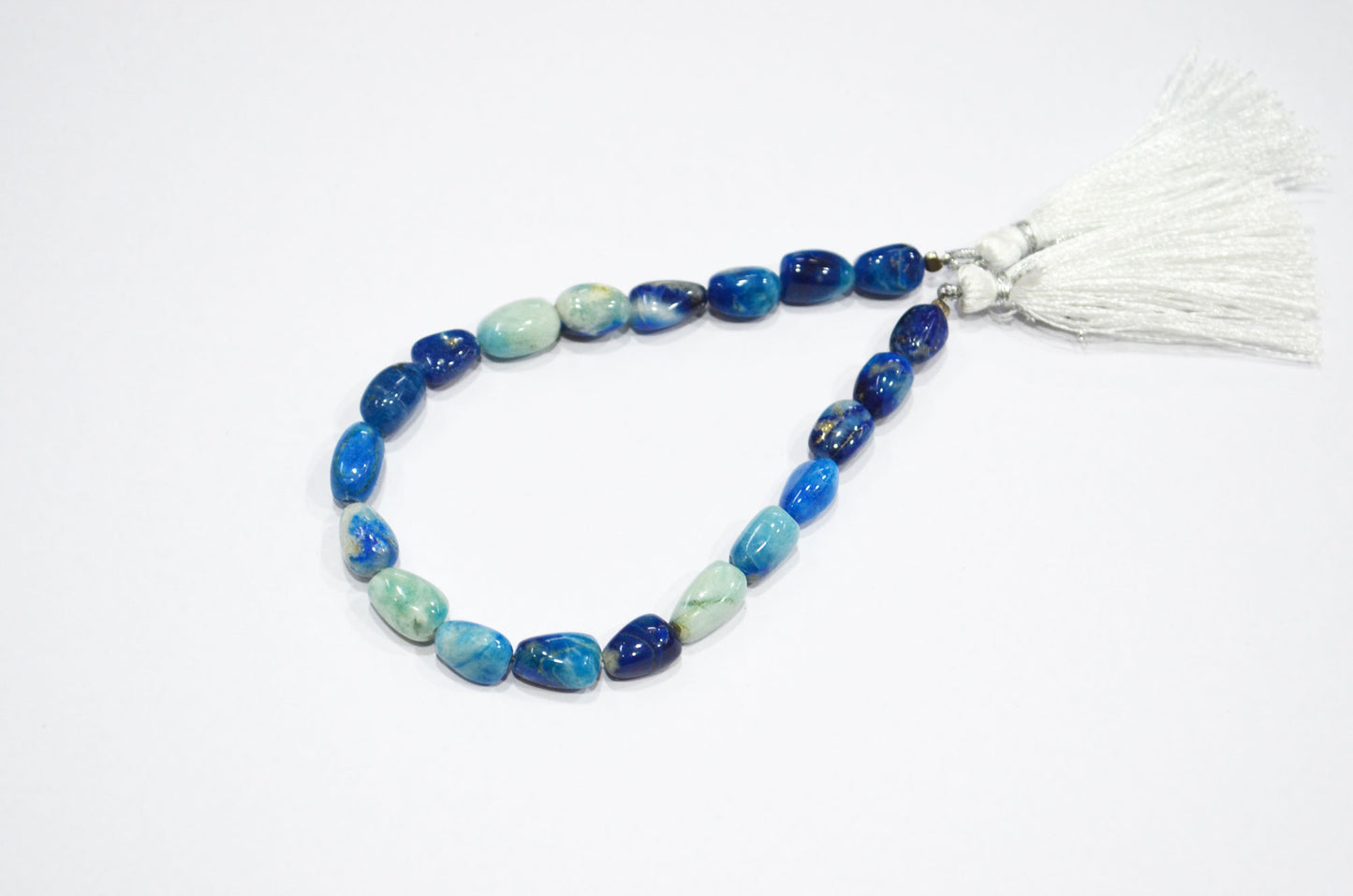 Natural Afghanite Nuggets Shape Beads , 8 Inches , 7x9 - 7x12 mm , 32184