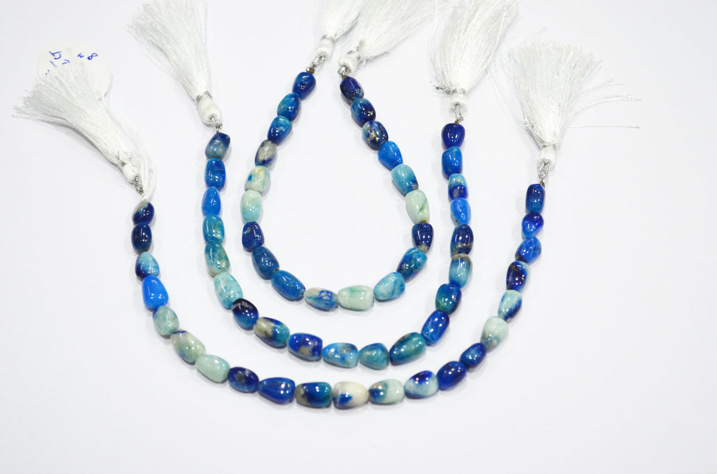 Natural Afghanite Nuggets Shape Beads , 8 Inches , 7x9 - 7x12 mm , 32184