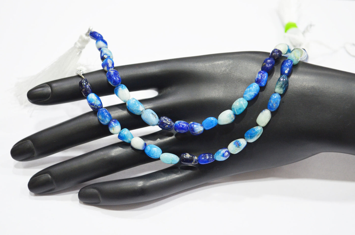 Natural Afghanite Nuggets Shape Beads , 8 Inches , 6x8 - 6x10 mm , 32185