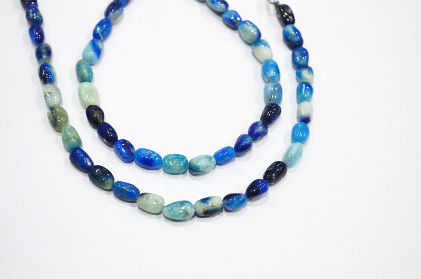 Natural Afghanite Nuggets Shape Beads , 8 Inches , 6x8 - 6x10 mm , 32185