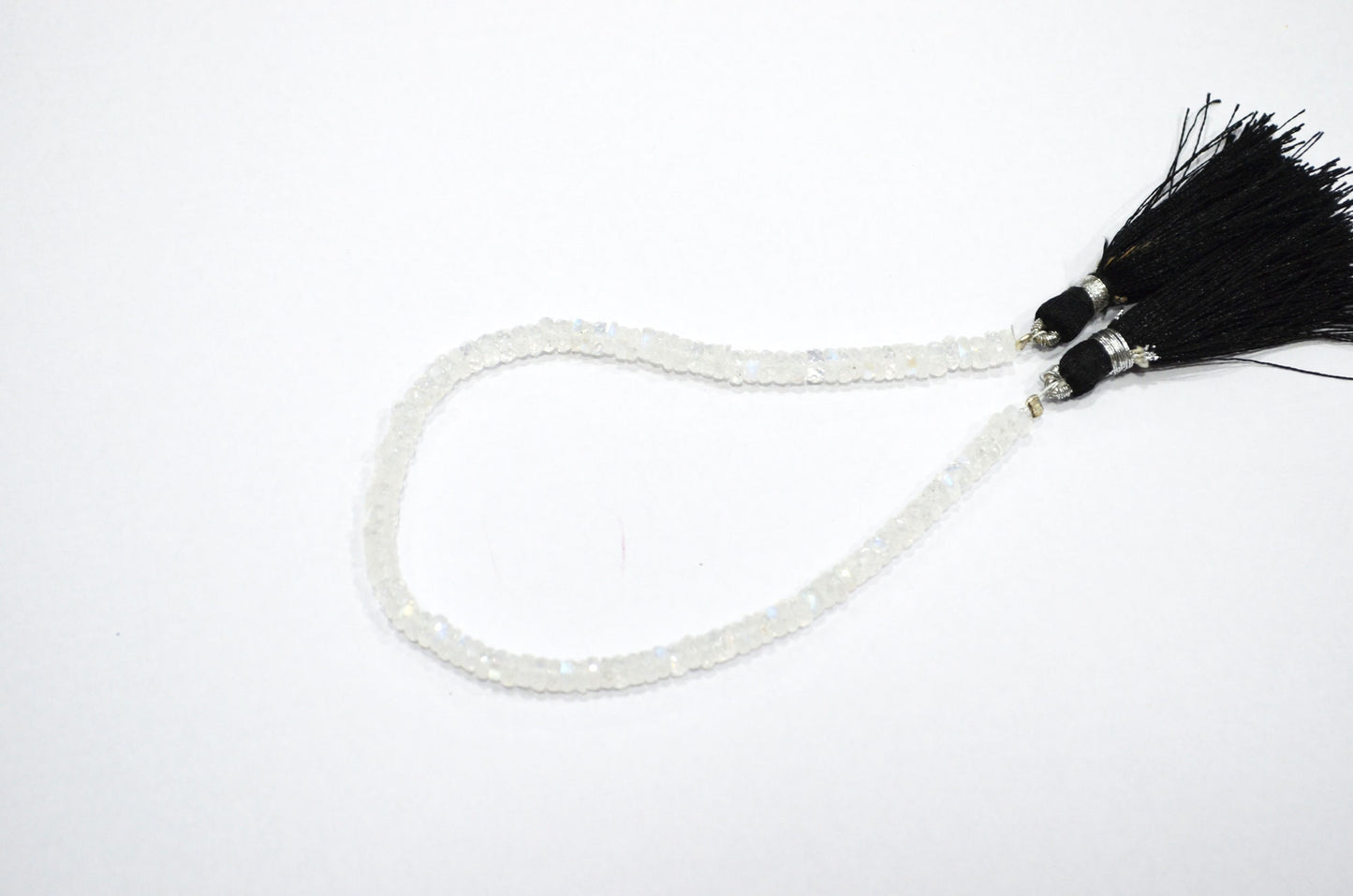 Natural Rainbow Moonstone Heishi Tyre Shape Beads , Sold By Strand , 8 Inches , 4.50 mm , 32233
