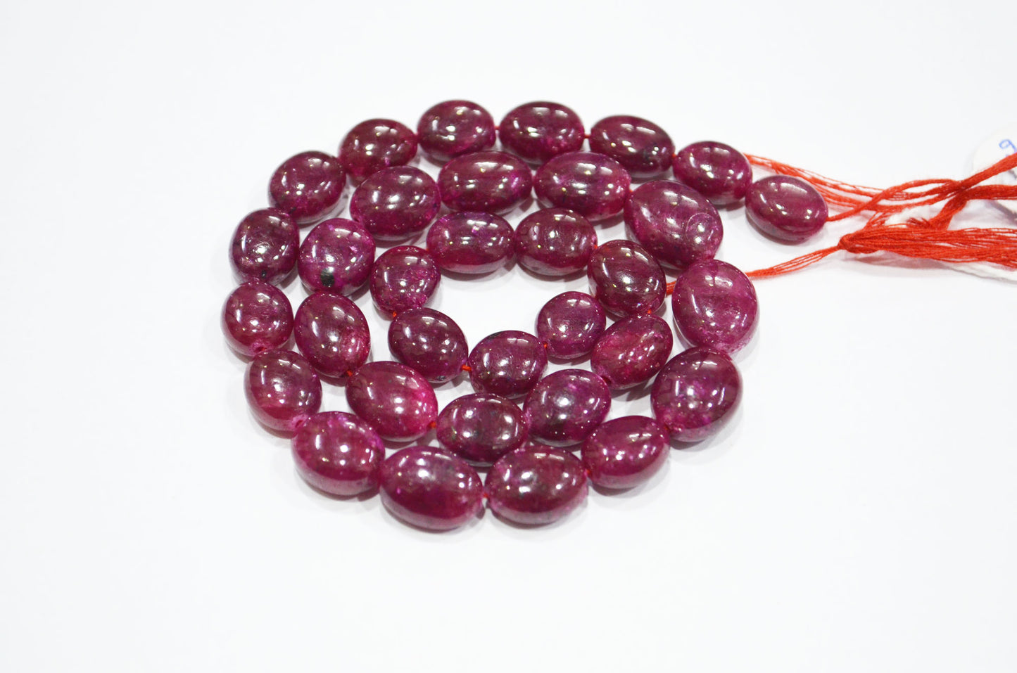 Dyed Ruby Oval Nuggets Shape Beads , 16 Inches , 9.50x12 - 12x15 mm , 32283