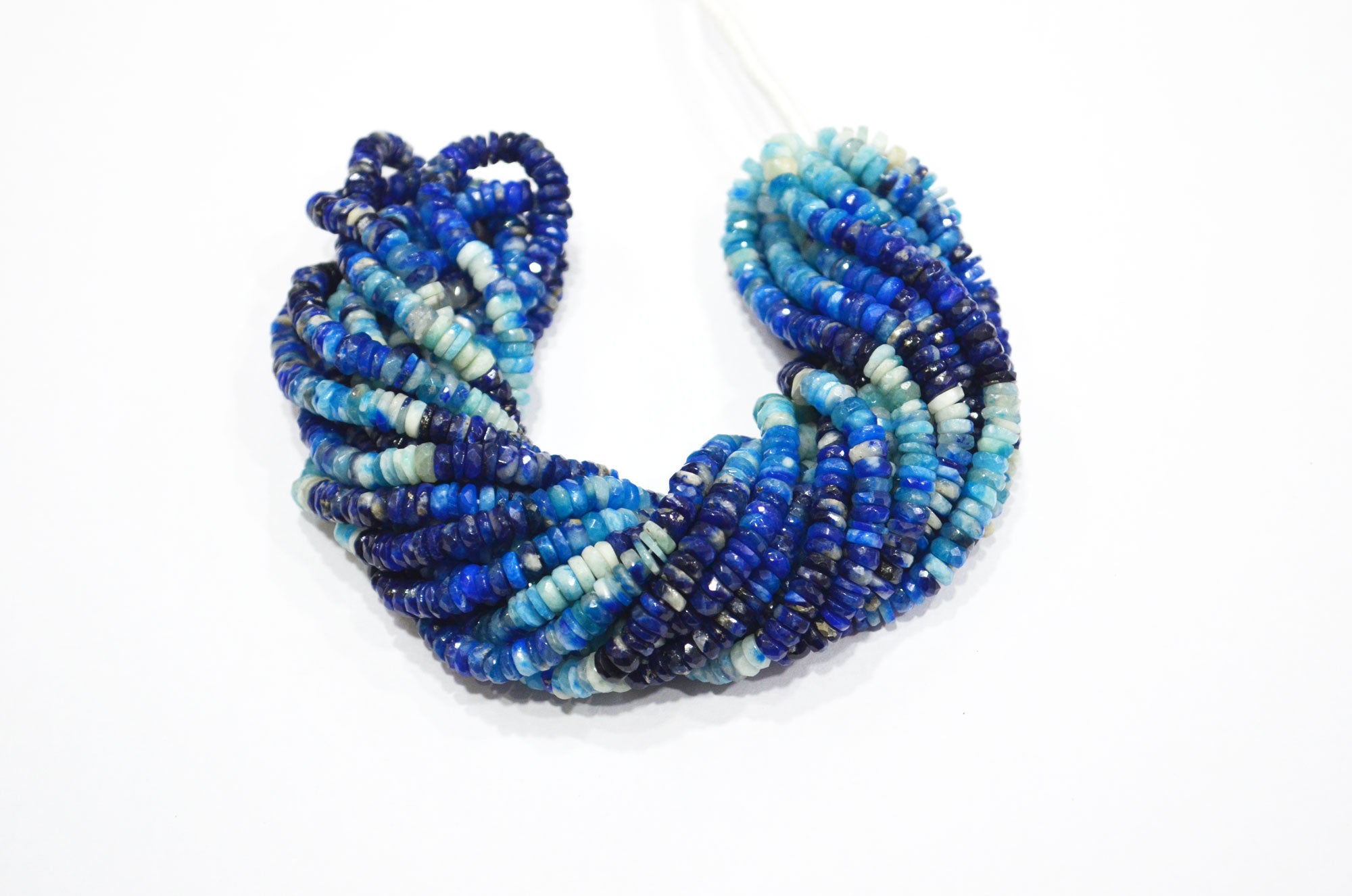Natural Afghanite Tyre Shape Beads , Sold By Strand , 16 Inches , 5 - 5.50 mm , 32302