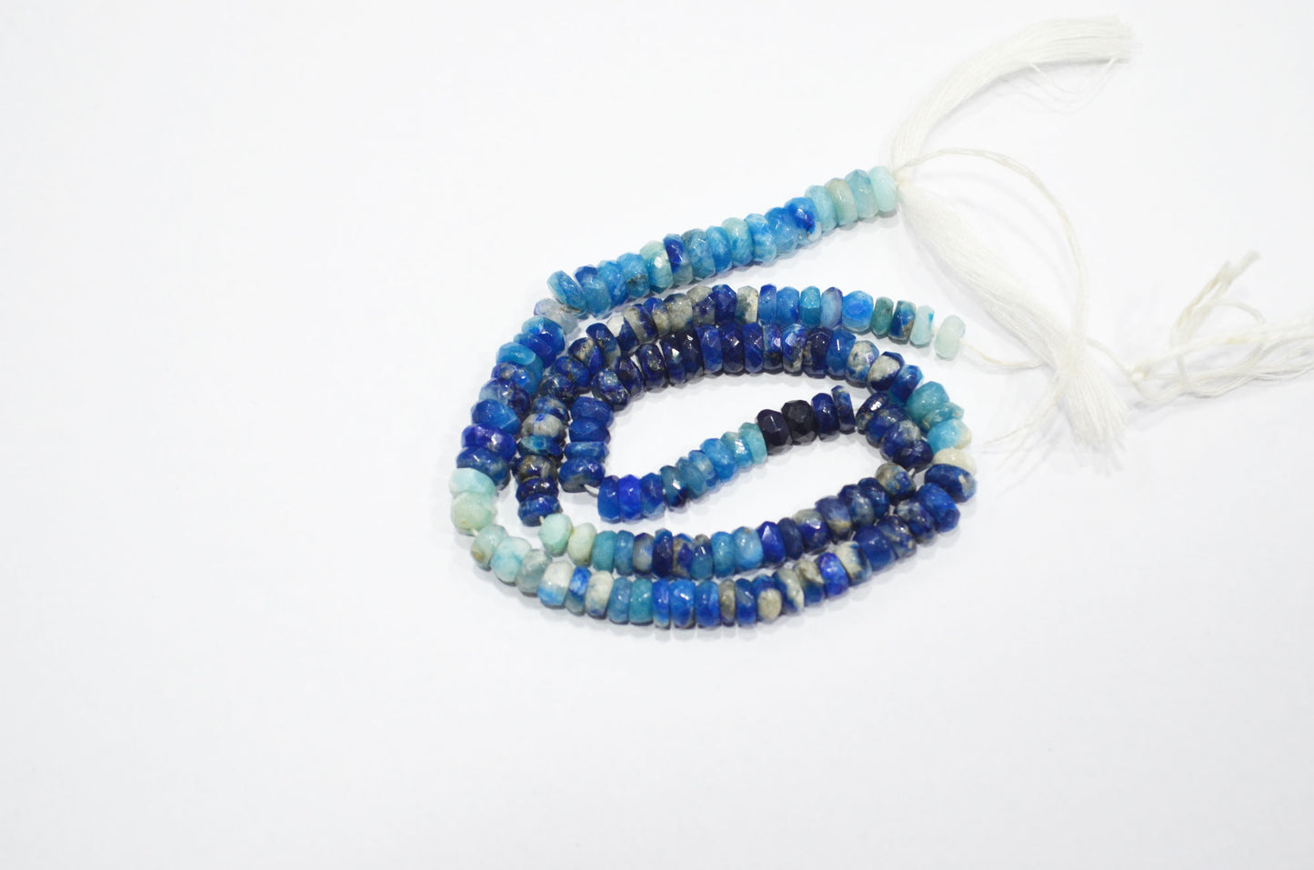 Natural Afghanite Rondelle Shape Beads , 13 Inches , 5 - 6 mm , 32304