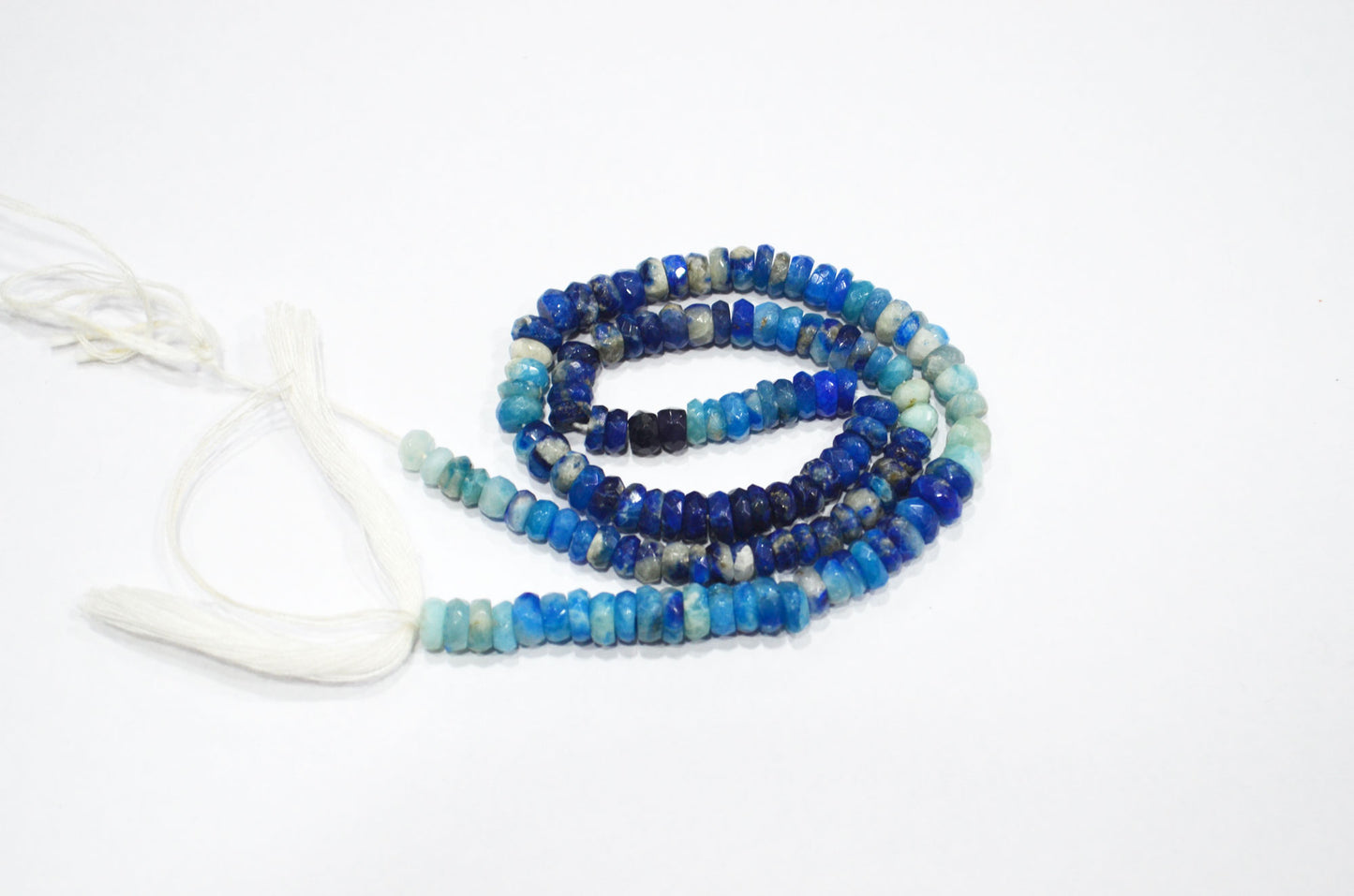 Natural Afghanite Rondelle Shape Beads , 13 Inches , 5 - 6 mm , 32304