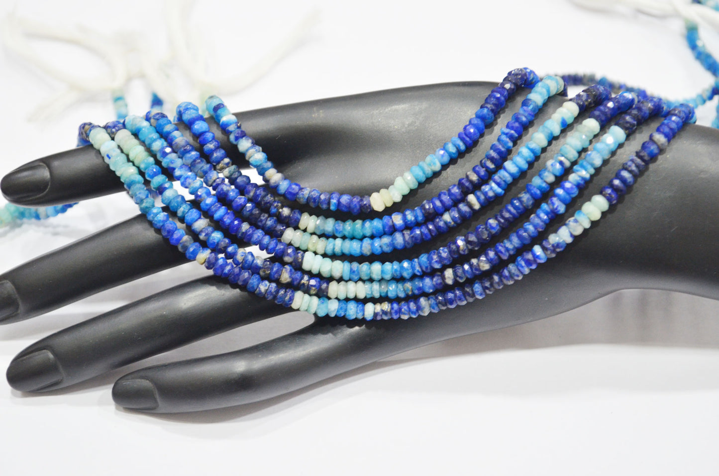 Natural Afghanite Rondelle Shape Beads , Sold By Strand , 13 Inches , 4 - 4.50 mm , 32308