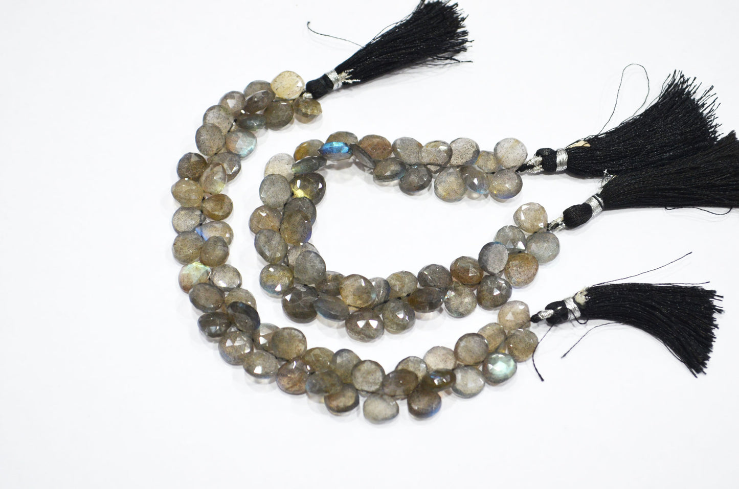 Labradorite Heart Shape Beads , Sold By Strand , 7 Inches , 9x9 - 9.50x9.50 mm , 32331