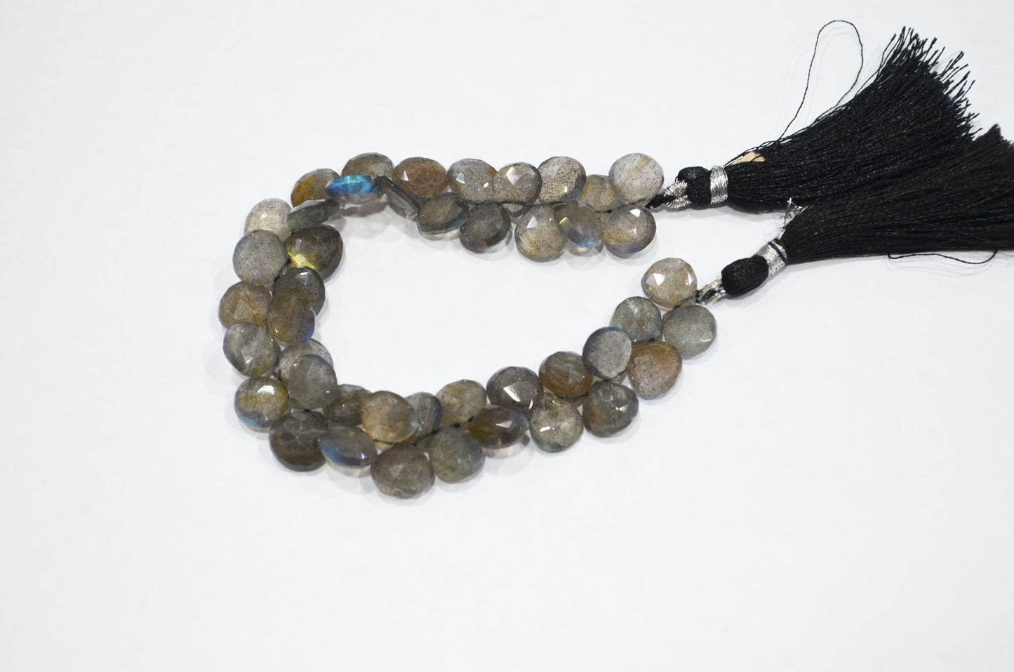 Labradorite Heart Shape Beads , Sold By Strand , 7 Inches , 9x9 - 9.50x9.50 mm , 32331