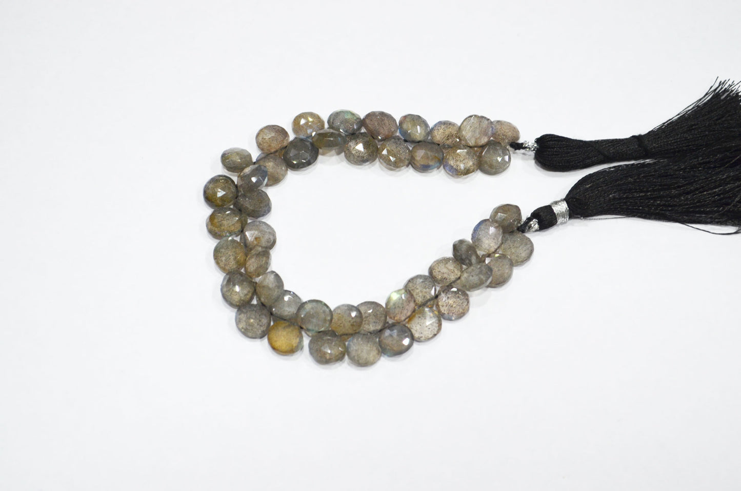 Labradorite Heart Shape Beads , Sold By Strand , 7 Inches , 8x8 - 8.50x8.50 mm , 32332