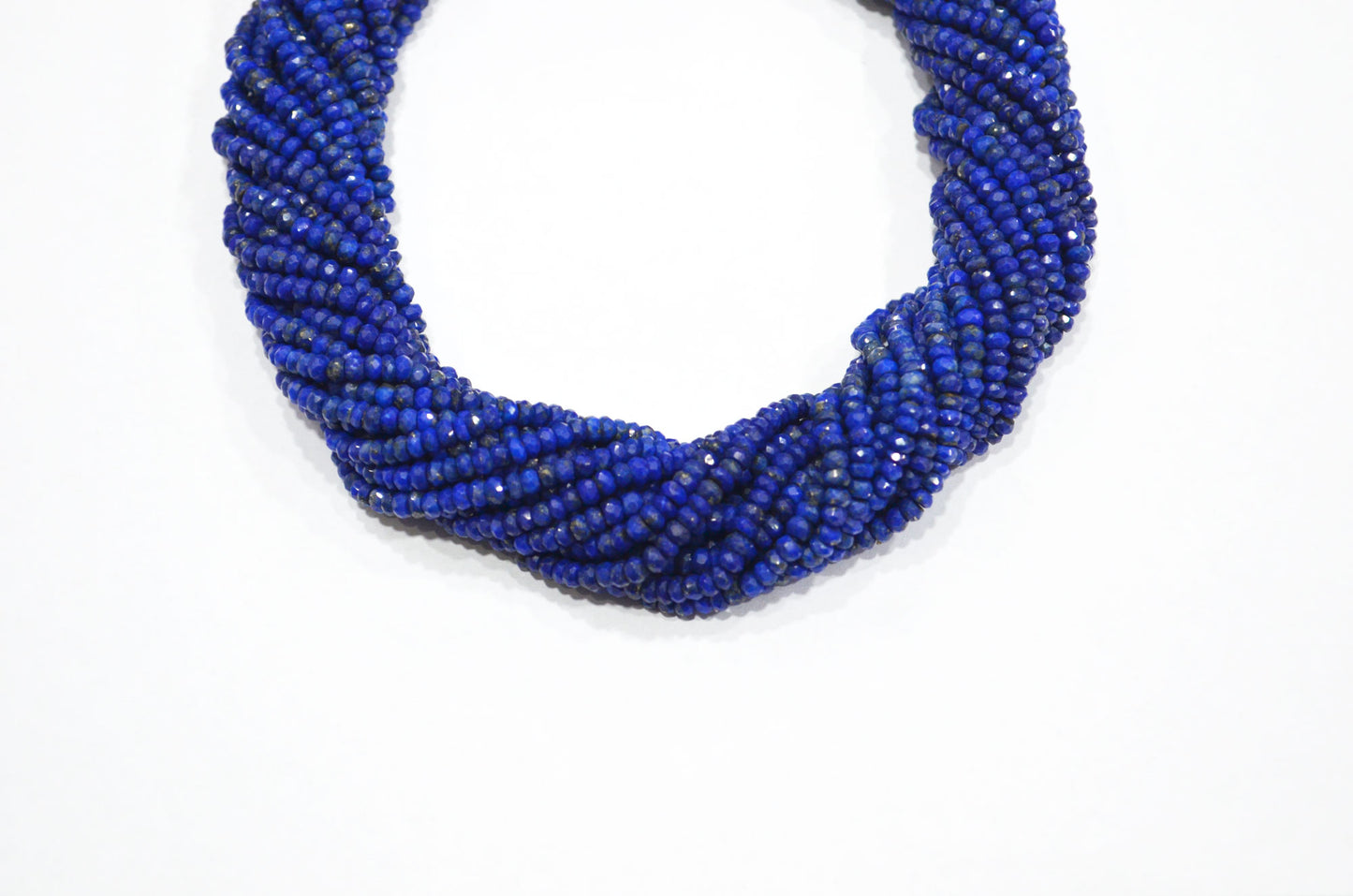 Natural Lapis Lazuli Rondelle Shape Beads , Sold By Strand , 3.50 mm , 13 Inches , 32338