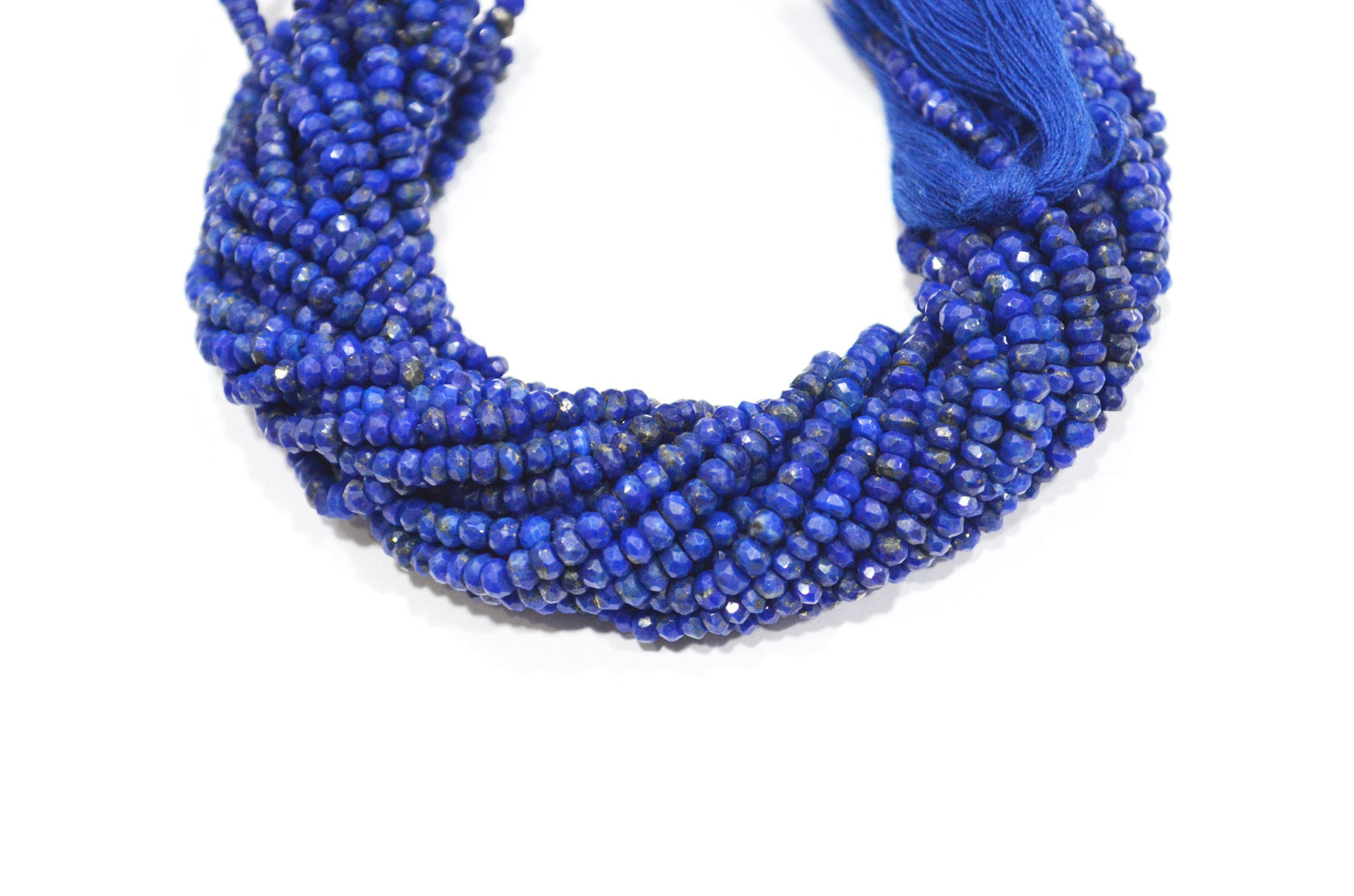 Natural Lapis Lazuli Rondelle Shape Beads , Sold By Strand , 3 - 3.25 mm , 13 Inches , 32340
