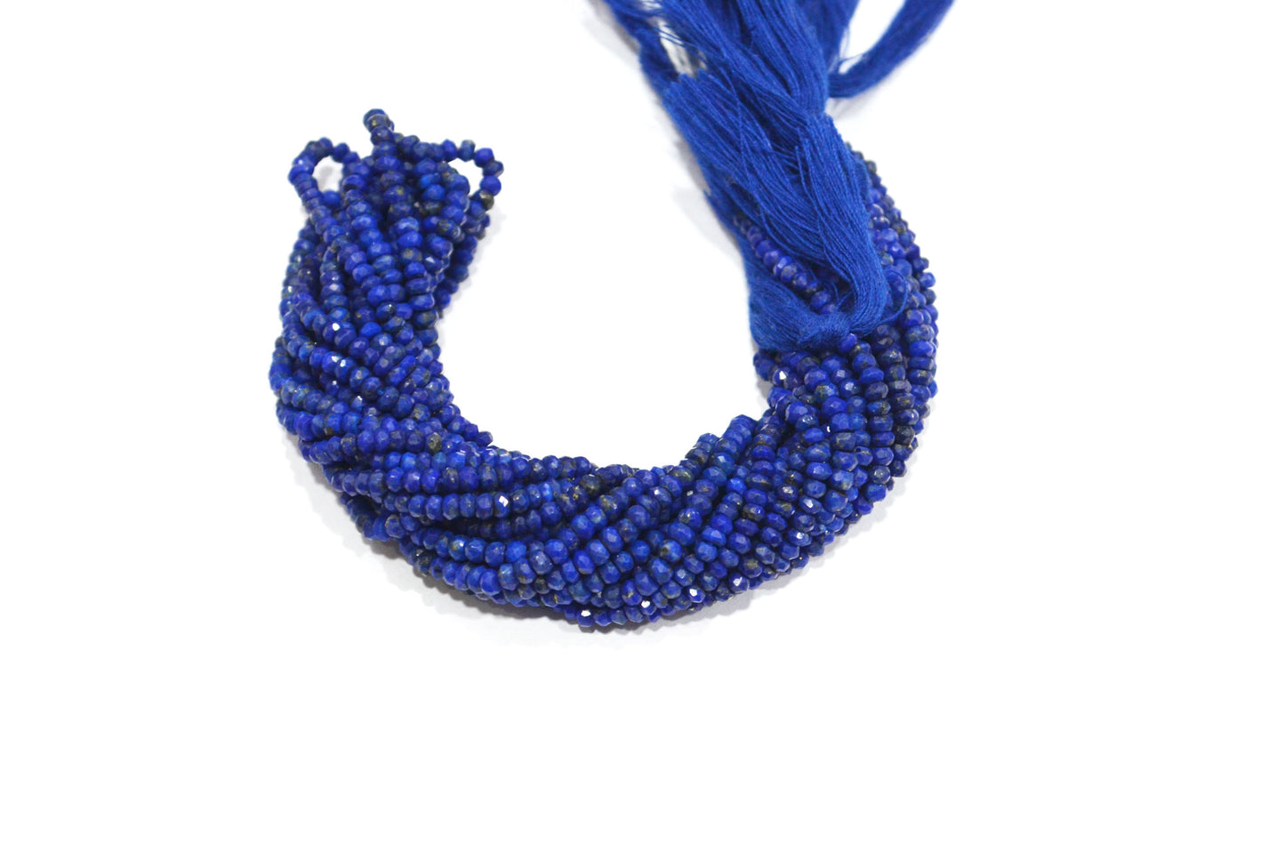Natural Lapis Lazuli Rondelle Shape Beads , Sold By Strand , 3 - 3.25 mm , 13 Inches , 32340