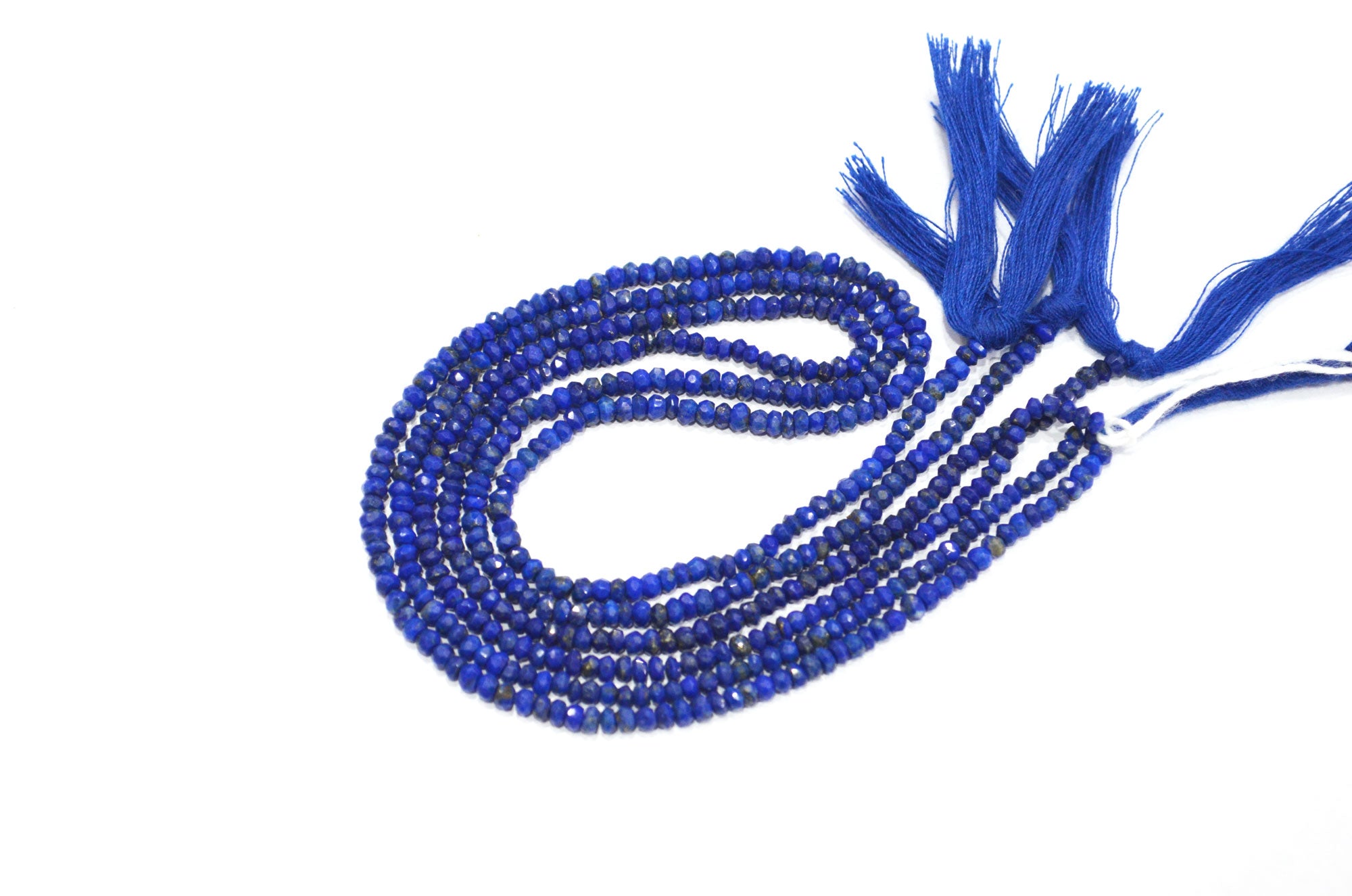 Natural Lapis Lazuli Rondelle Shape Beads , Sold By Strand , 3 - 3.25 mm , 13 Inches , 32340