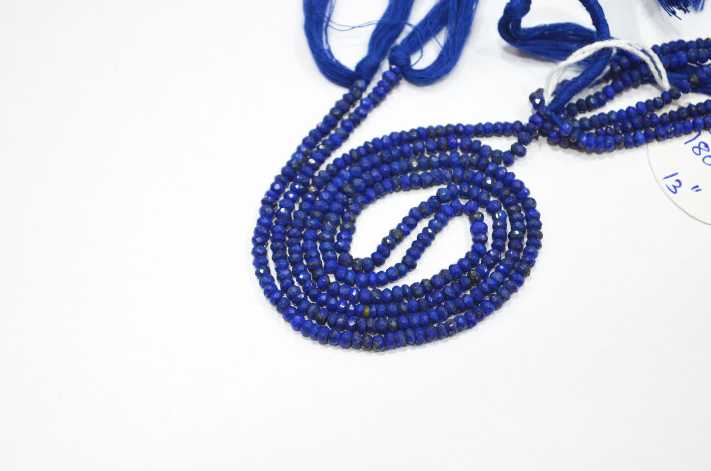 Natural Lapis Lazuli Rondelle Shape Beads , Sold By Strand , 3 - 3.25 mm , 13 Inches , 32340