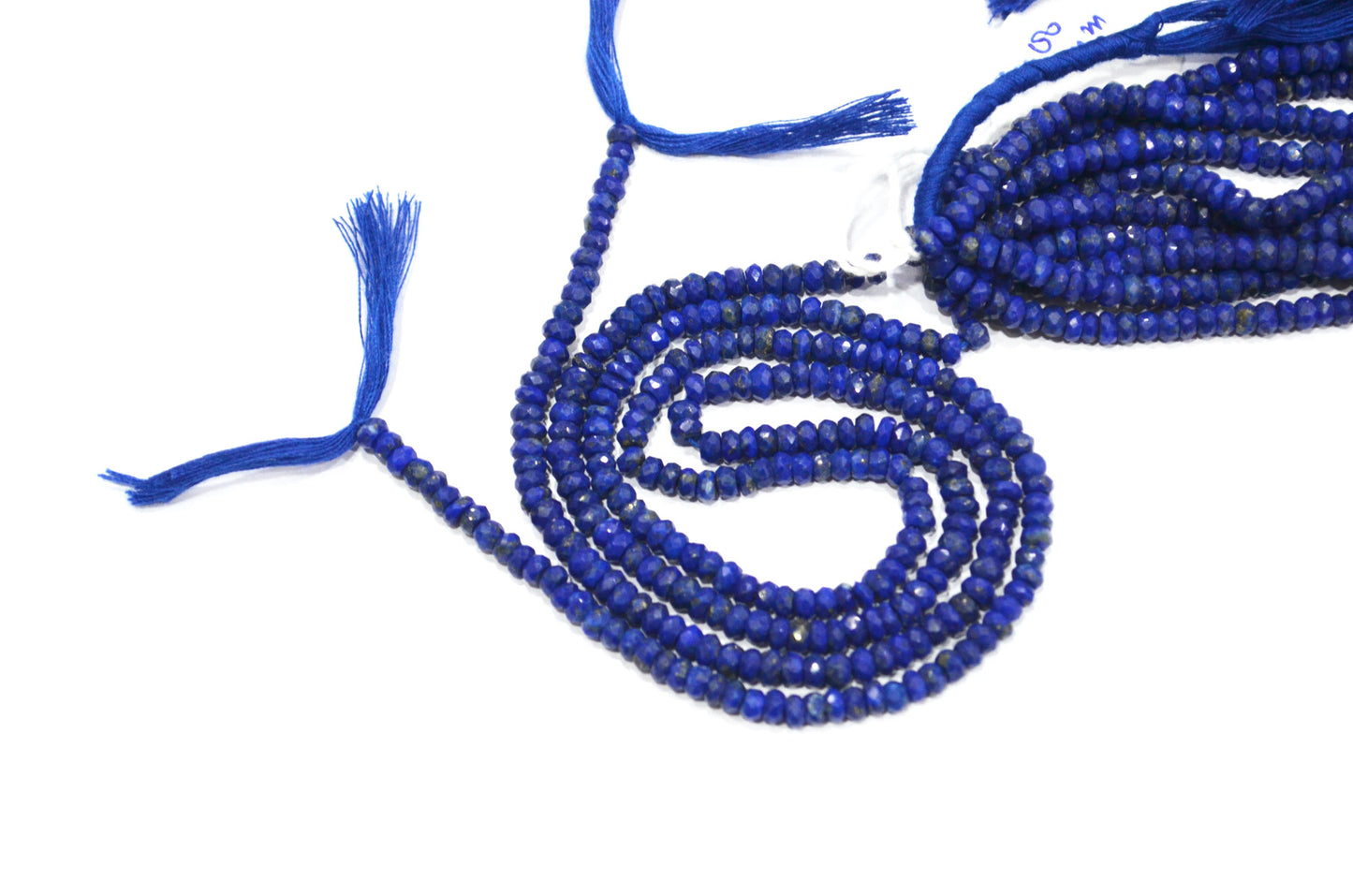 Natural Lapis Lazuli Rondelle Shape Beads , Sold By Strand , 4 - 4.25 mm , 13 Inches , 32341