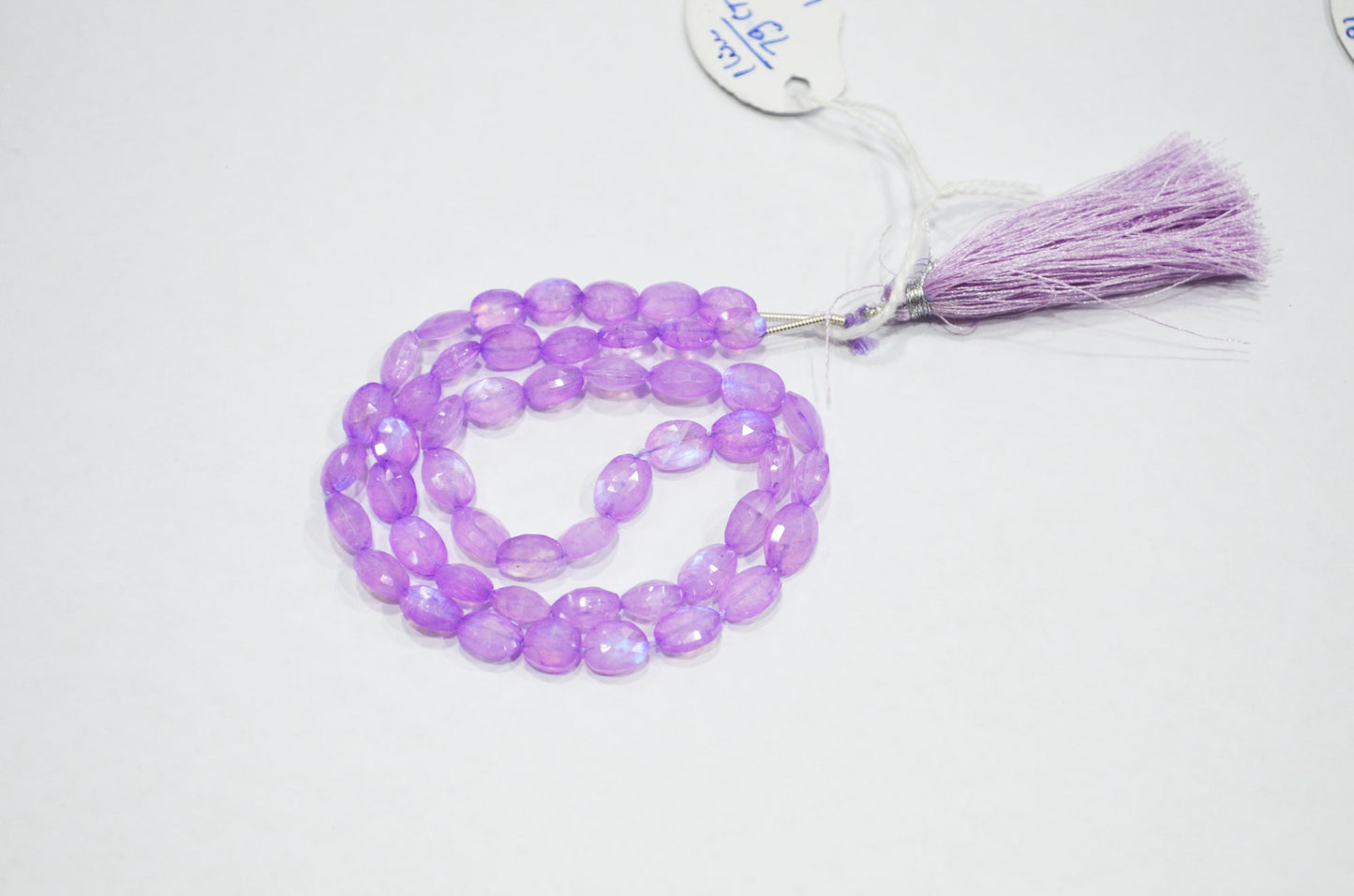 Mystic Lavender Coated Rainbow Moonstone Oval Shape Beads , Sold By Strand , 16 Inches , 5.50x7 - 6x9 mm , 32364