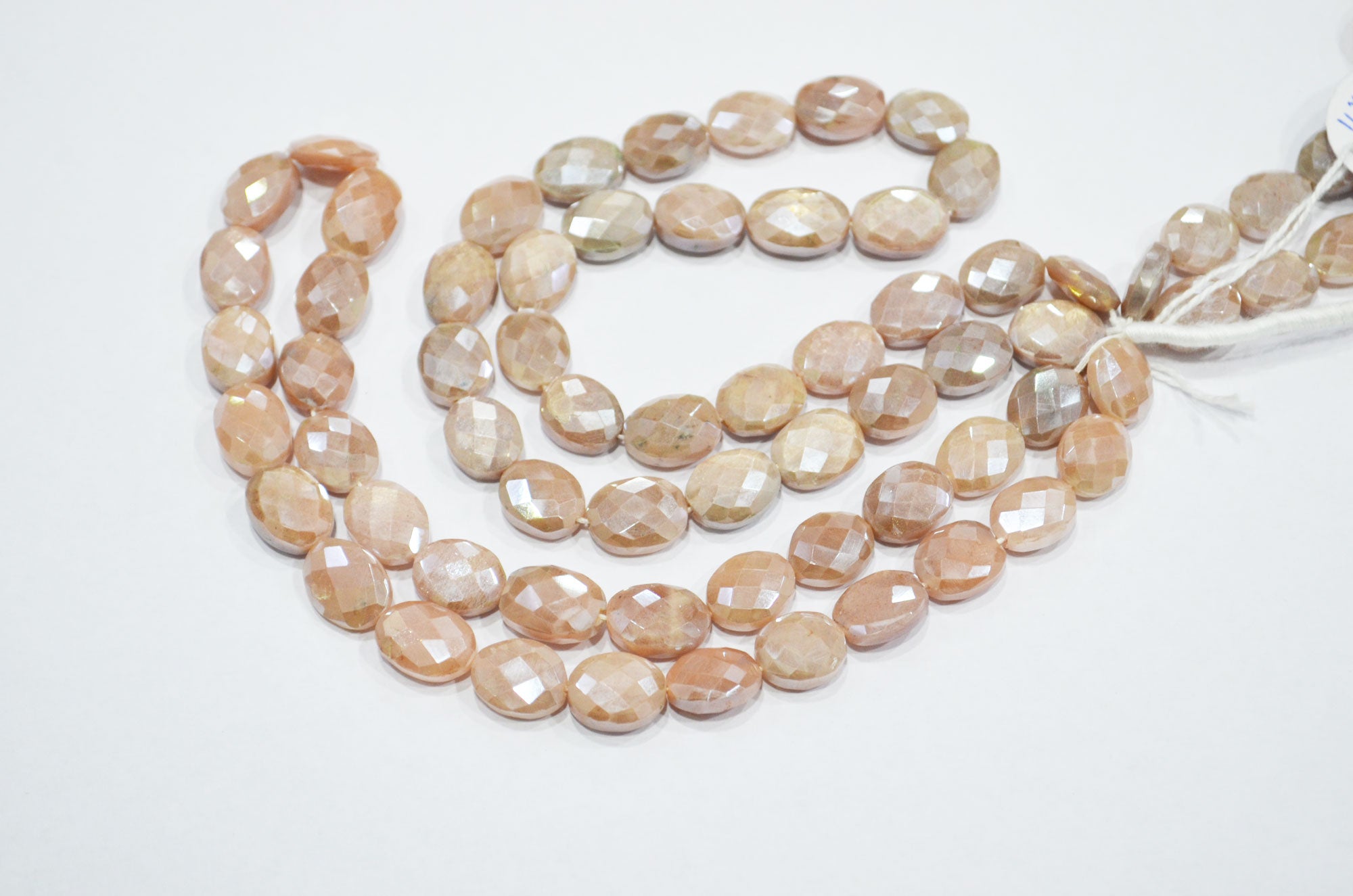 Mystic Caramel Moonstone Oval Shape Beads , Sold By Strand , 16 Inches , 10x13 - 11x14 mm , 32382