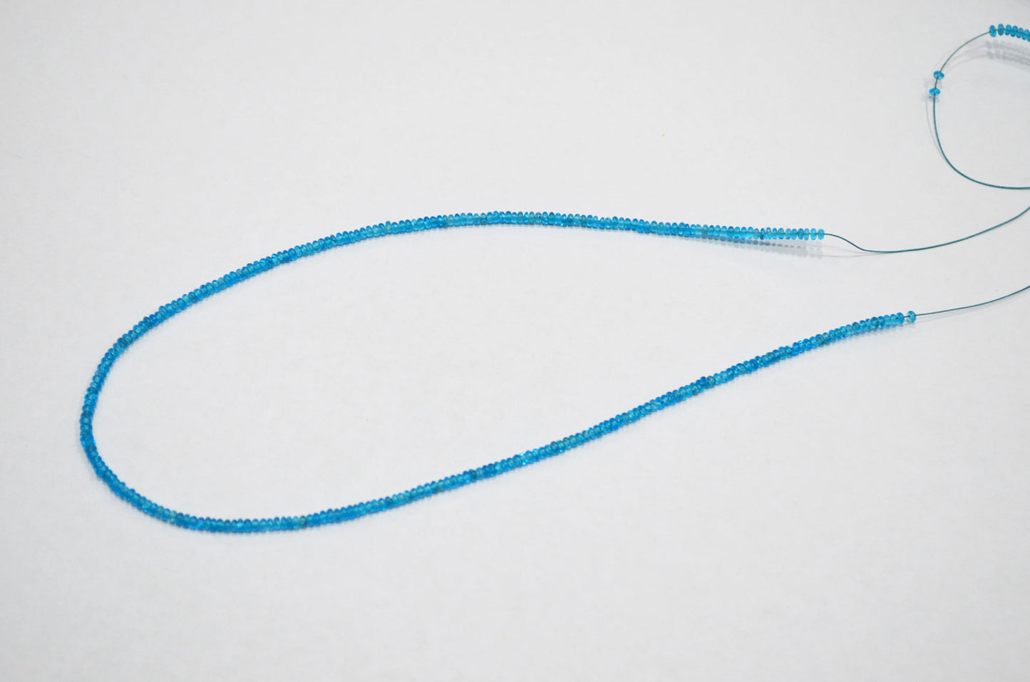 Neon Apatite Smooth Rondelle Shape Beads , Sold By Strand , 13 Inches , 2.50 mm , 32388