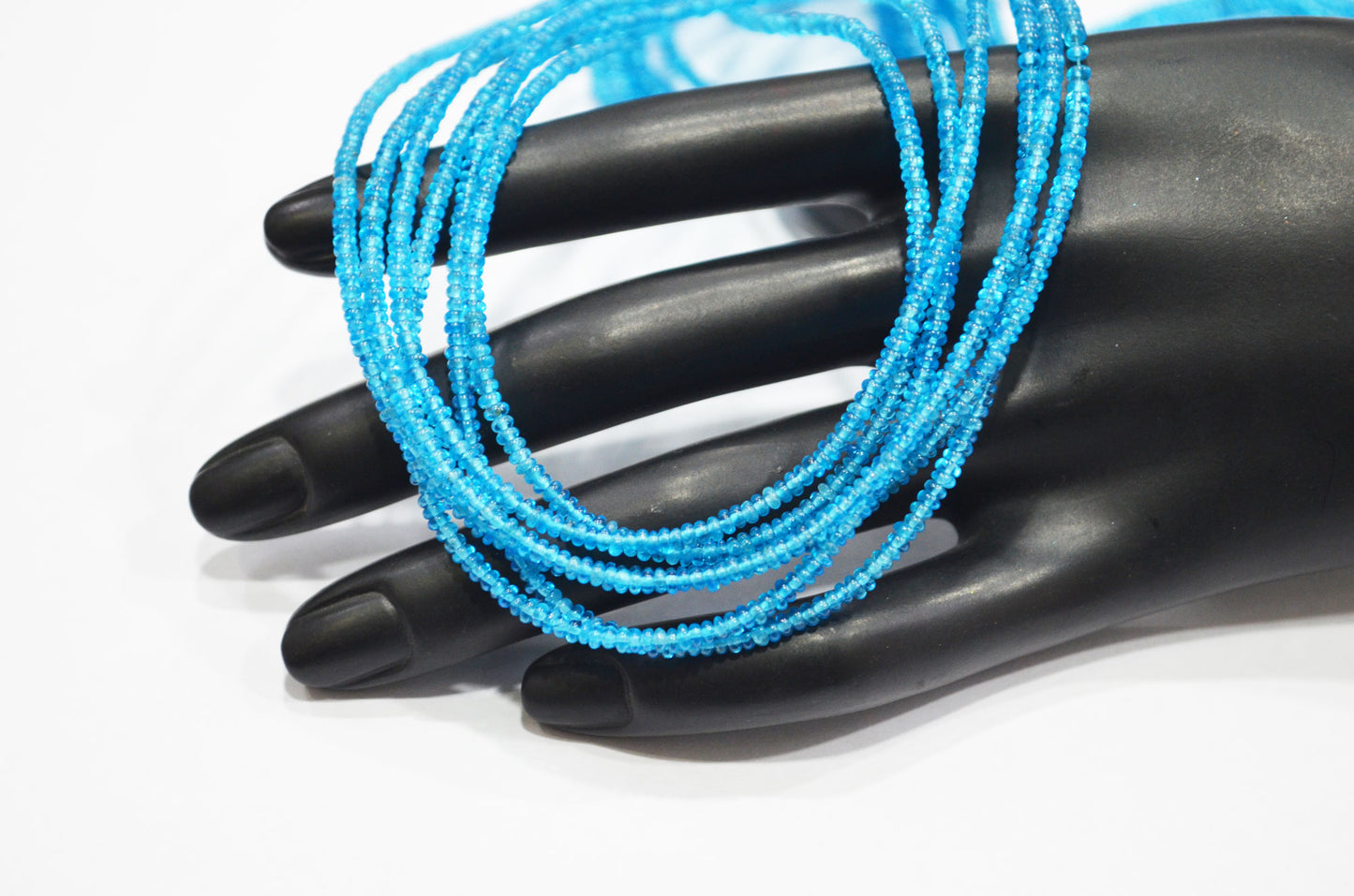 Neon Apatite Smooth Rondelle Shape Beads , Sold By Strand , 13 Inches , 2.50 mm , 32388