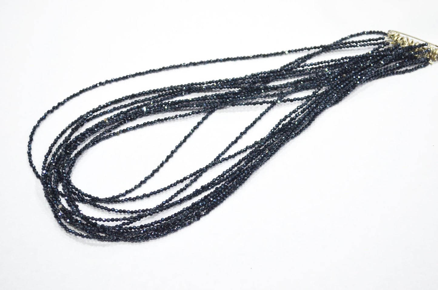 Mystic Diamond Coated Black Spinel Faceted Round Shape Beads , Sold By Strand , 15.50 Inches , 2 mm , 32417