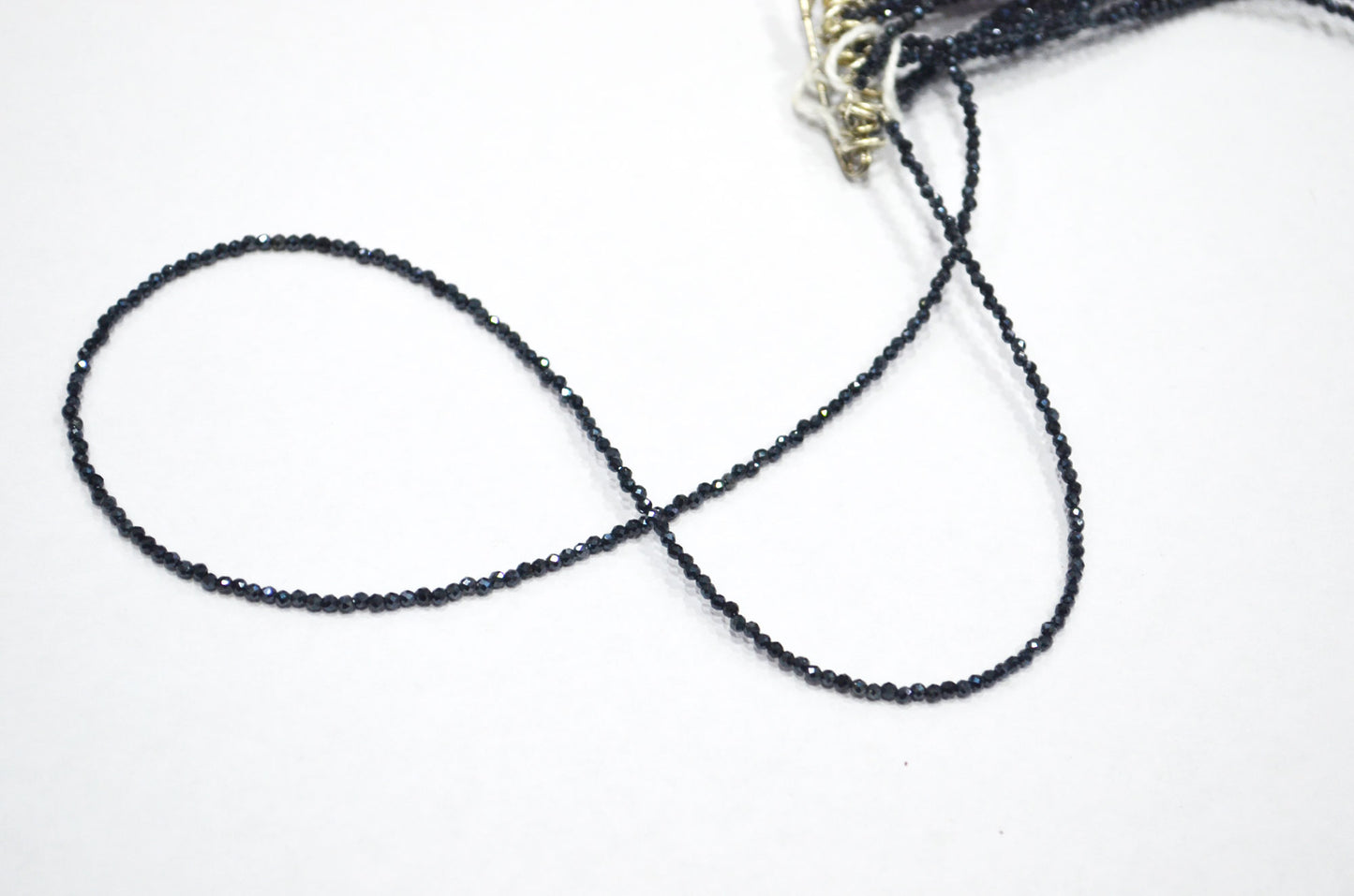 Mystic Diamond Coated Black Spinel Faceted Round Shape Beads , Sold By Strand , 15.50 Inches , 2 mm , 32417