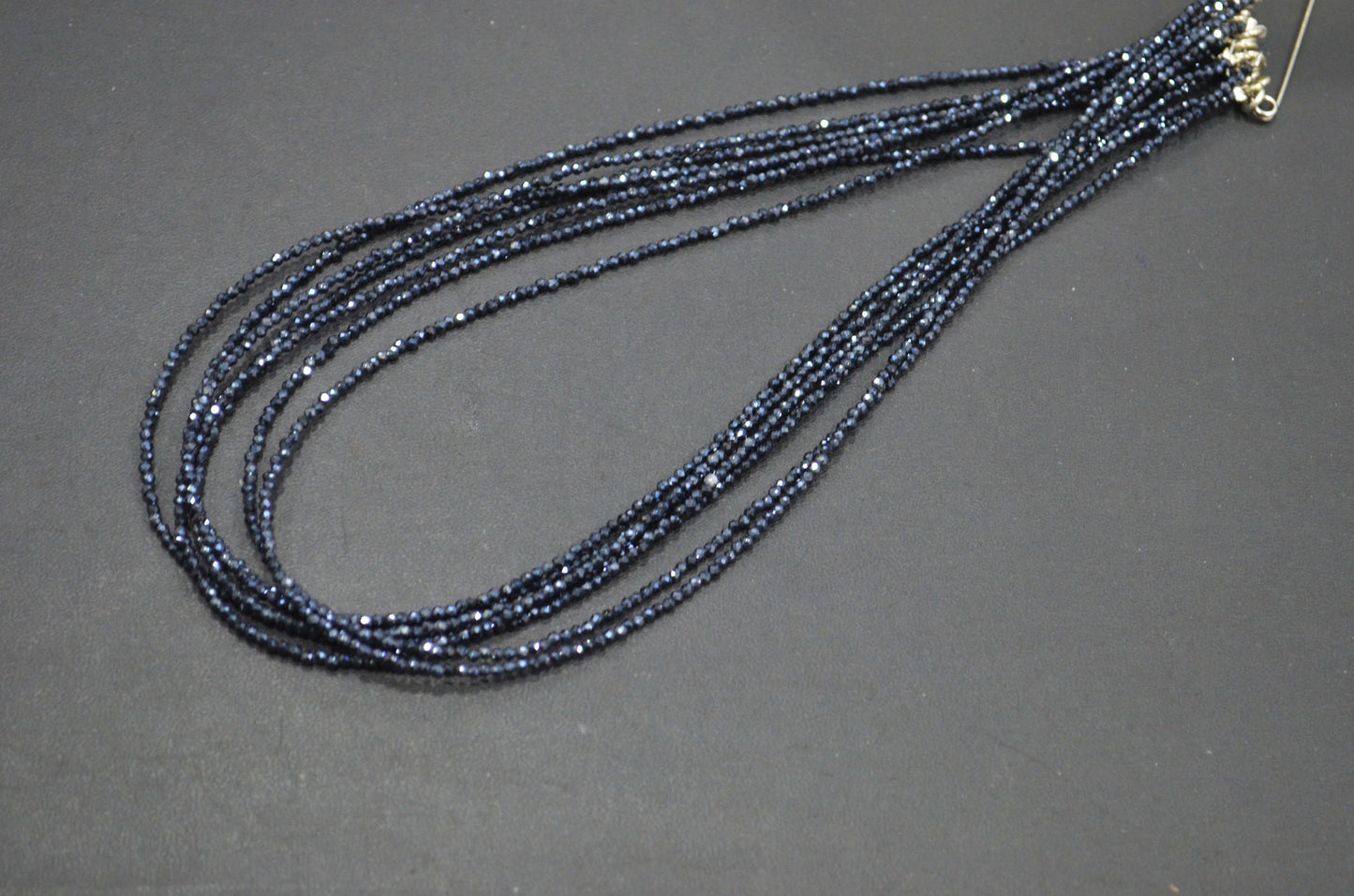 Mystic Diamond Coated Black Spinel Faceted Round Shape Beads , Sold By Strand , 15.50 Inches , 2 mm , 32417