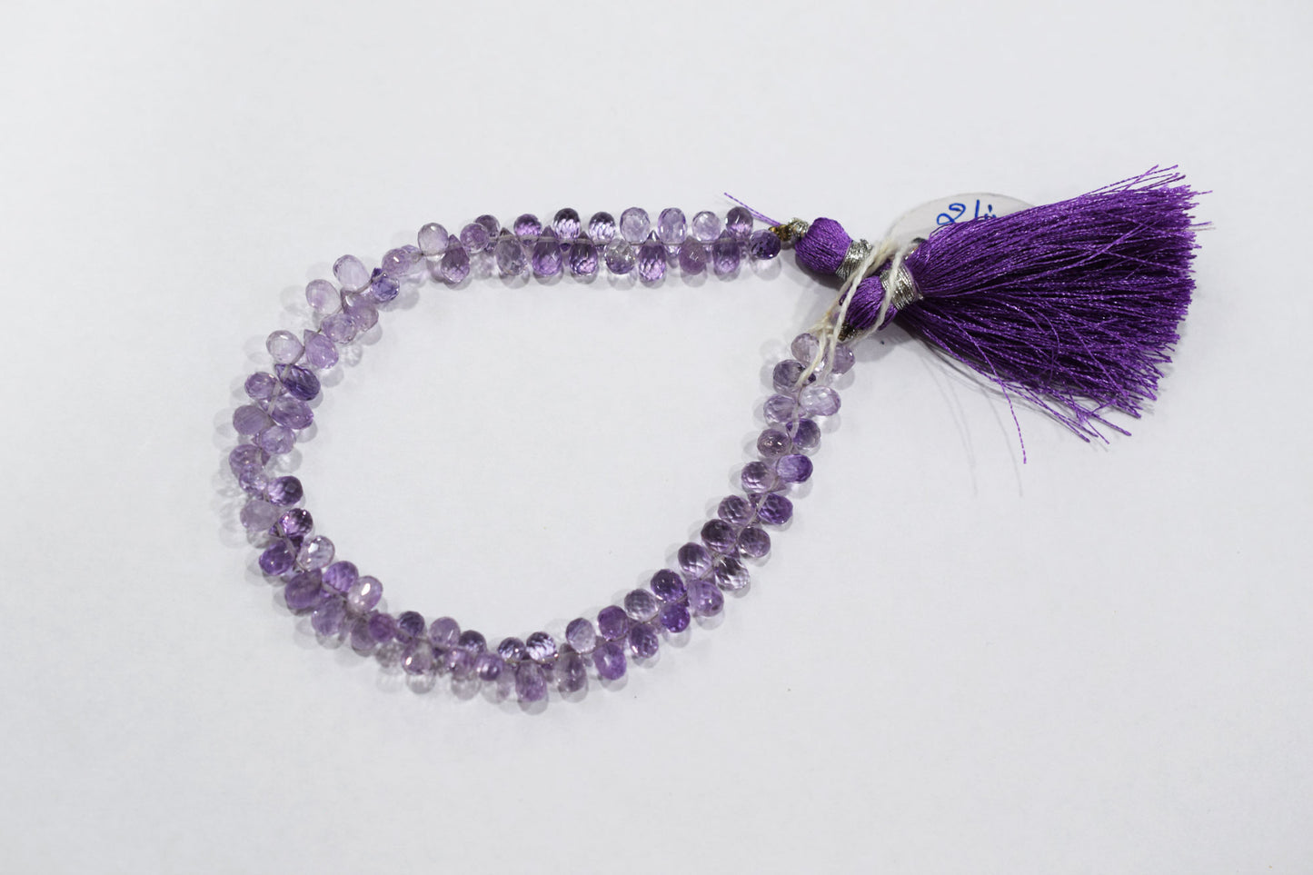 Natural Pink Amethyst Faceted Tear Drops Shape Briolettes , Sold By Strand , 4.50x6 - 5x8 mm , 8" , BL- 6716
