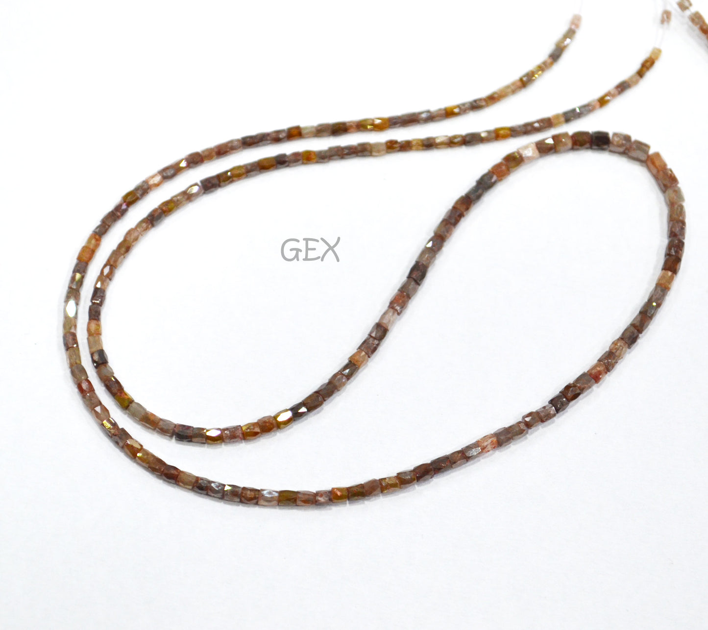 Red Diamond Fancy Snake Finish Box Shape Beads , Red Diamond Box Shape Faceted Beads , 1.25x1.50 mm 15 Inches , DD-001