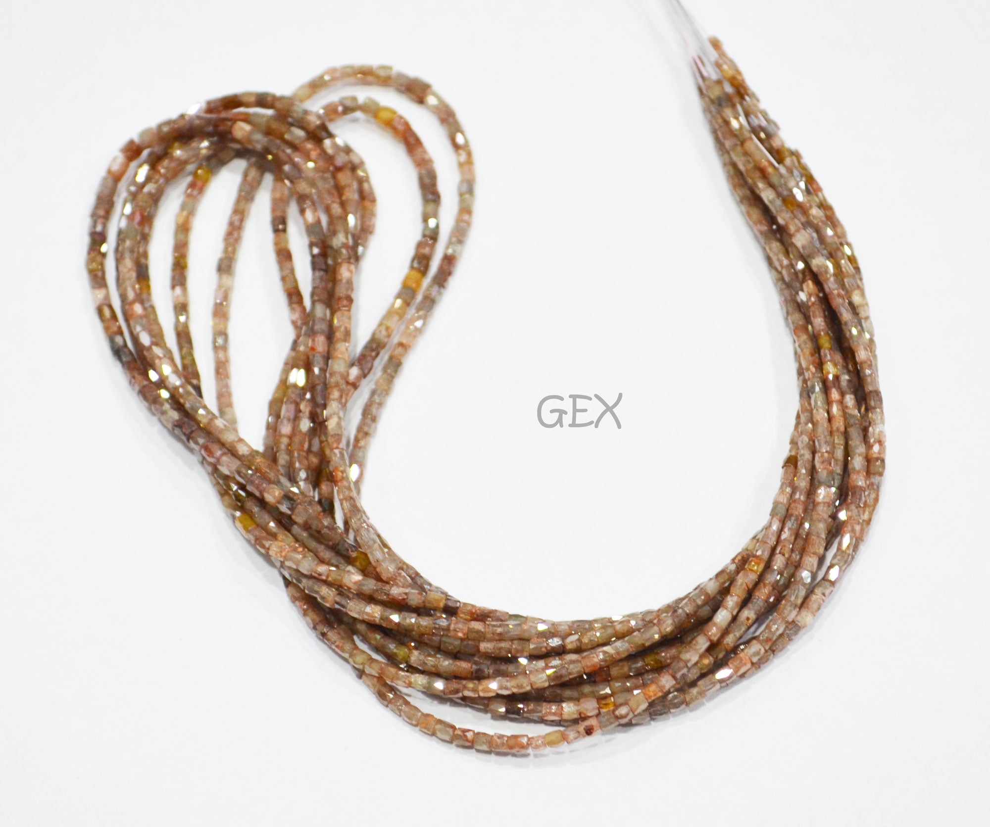 Red Diamond Fancy Snake Finish Box Shape Beads , Red Diamond Box Shape Faceted Beads , 1.25x1.50 mm 15 Inches , DD-001