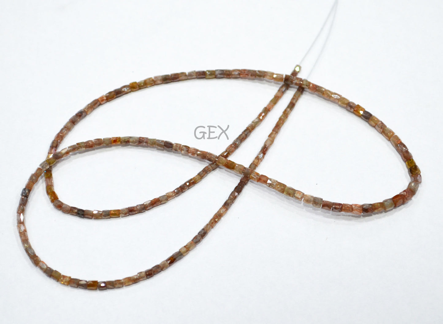 Red Diamond Fancy Snake Finish Box Shape Beads , Red Diamond Box Shape Faceted Beads , 1.25x1.50 mm 15 Inches , DD-001