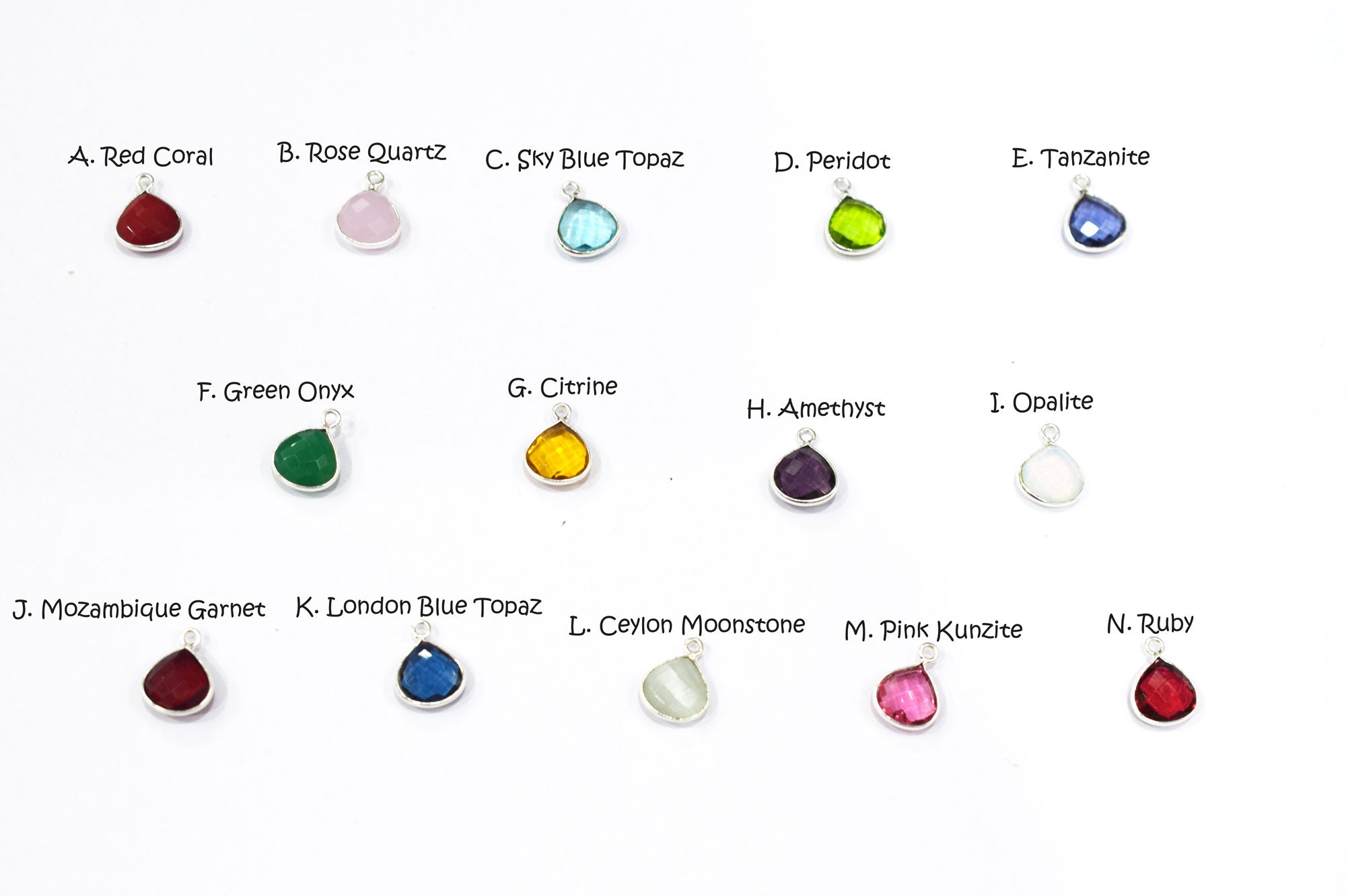 Multi Color Hydro Glass Faceted Heart Shape Connector , Sold By Piece , 11x11 mm , RB-6450A
