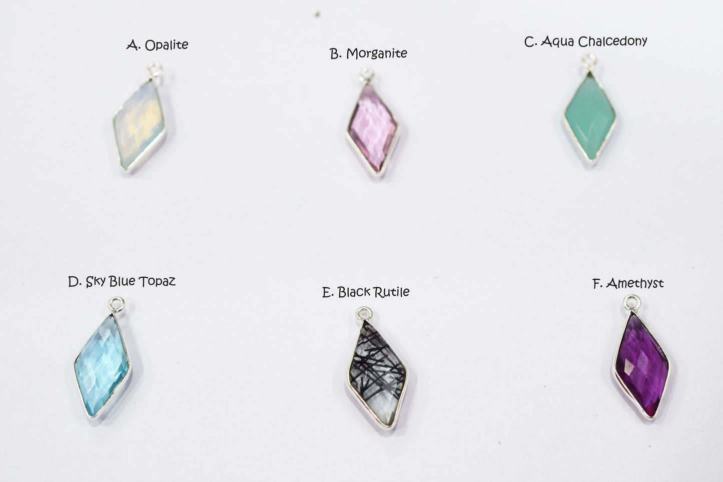 Multi Color Hydro Glass Faceted Diamond Shape Connector , Sold By Piece , 11x22 mm , RB-6453A