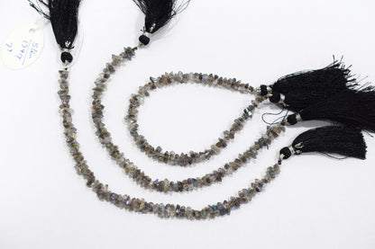 Rustic Metallic Coated Harkimar Faceted Nuggets Chips Beads , Sold By Strand ,3x5 - 4x8 mm , 7", 17899