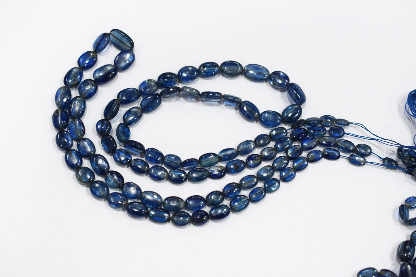 Himalayan Kyanite Smooth Oval Nuggets Shape Beads , Sold By Strand ,  5x6 - 8x12 mm , 16 Inches ,  17959