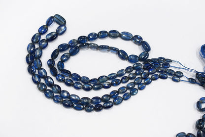 Himalayan Kyanite Smooth Oval Nuggets Shape Beads , Sold By Strand ,  5x6 - 8x12 mm , 16 Inches ,  17959