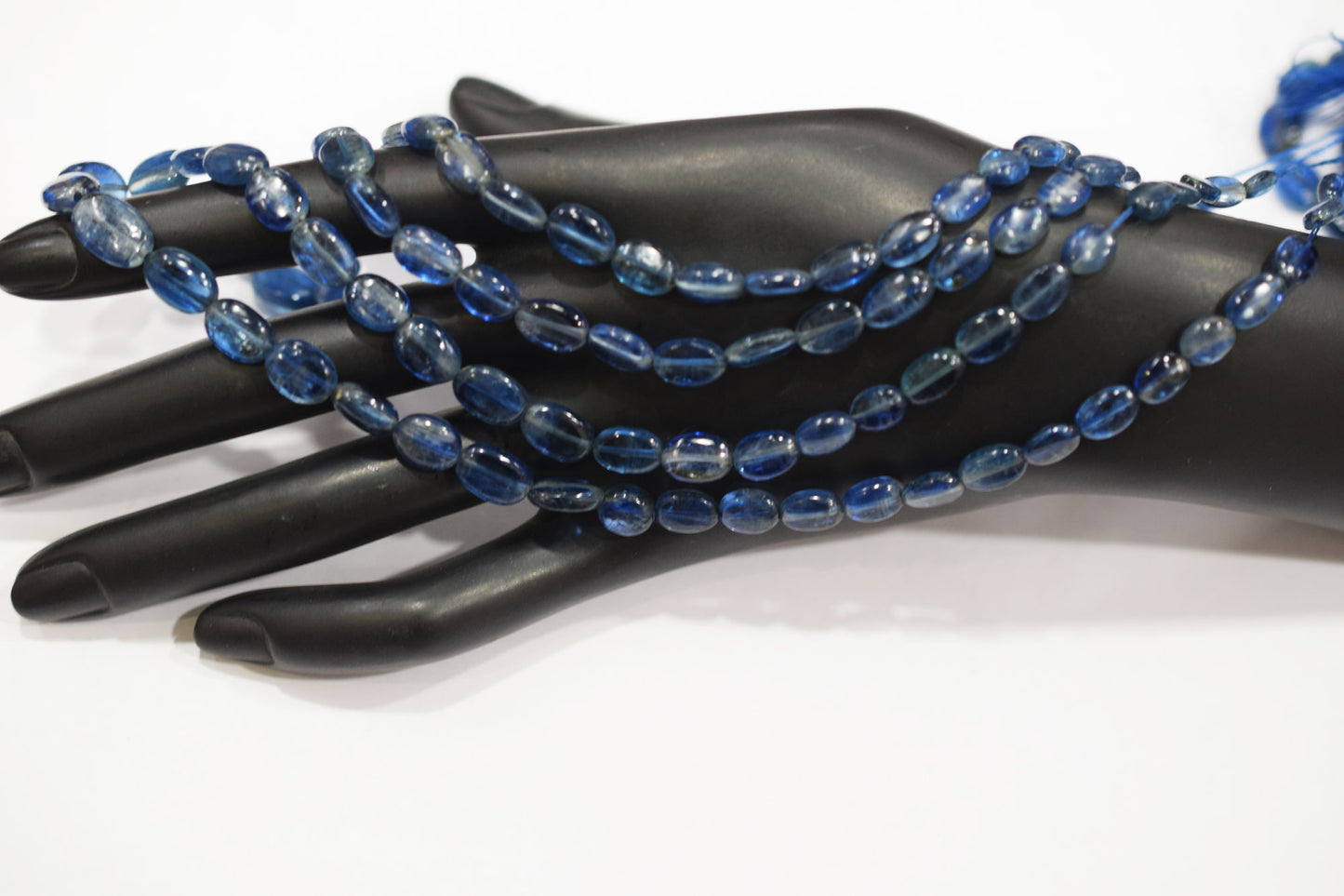 Himalayan Kyanite Smooth Oval Nuggets Shape Beads , Sold By Strand ,  5x6 - 8x12 mm , 16 Inches ,  17959